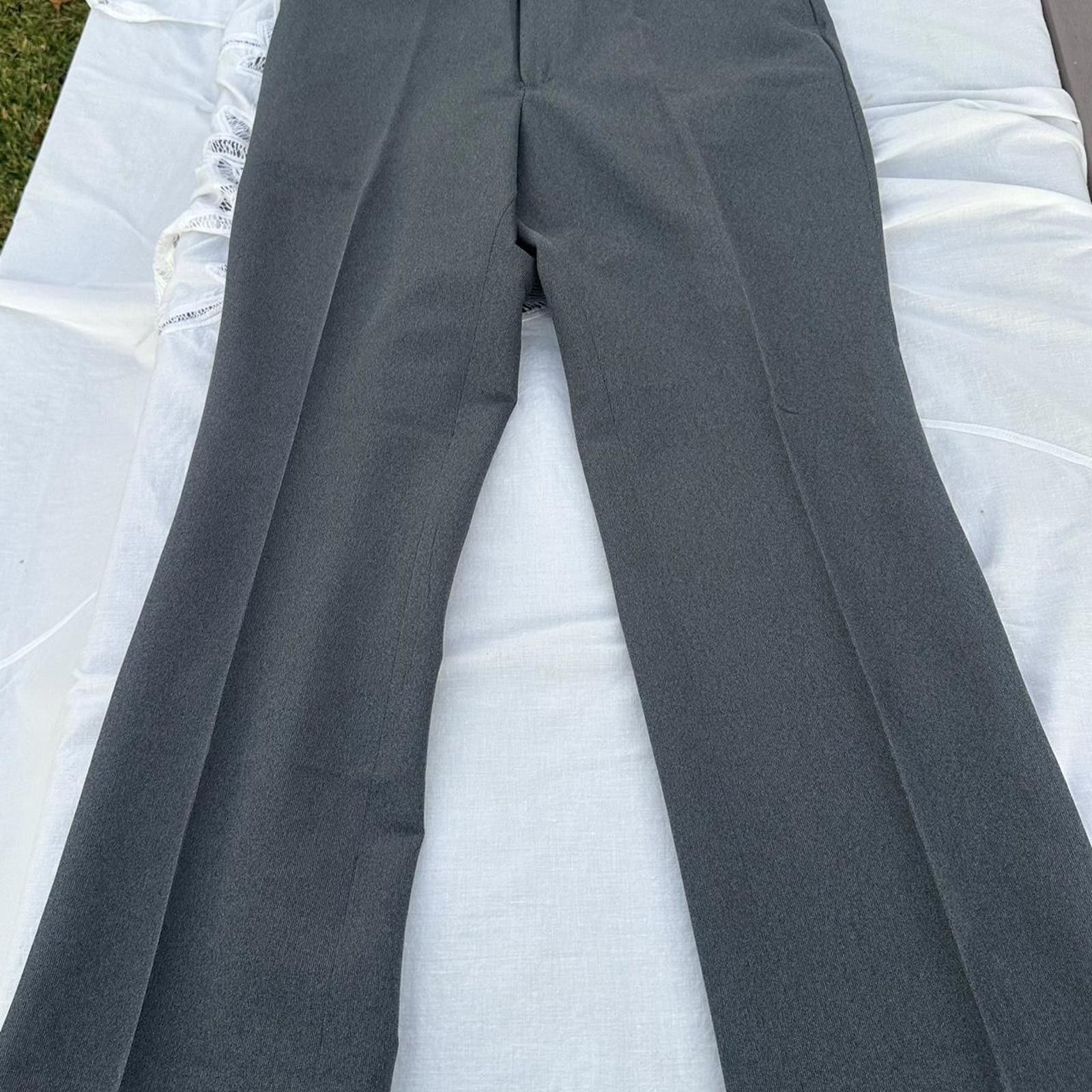 Other Grey vintage 80s trousers clothing Size US 36 / EU 52 - 1 Thumbnail