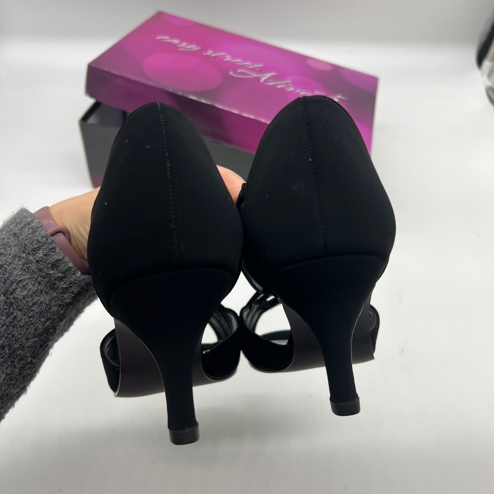 Other Easy Street Womens Heel Oceana Pump Black Color Size 7.5 Wid Size US 7.5 / IT 37.5 - 8 Thumbnail