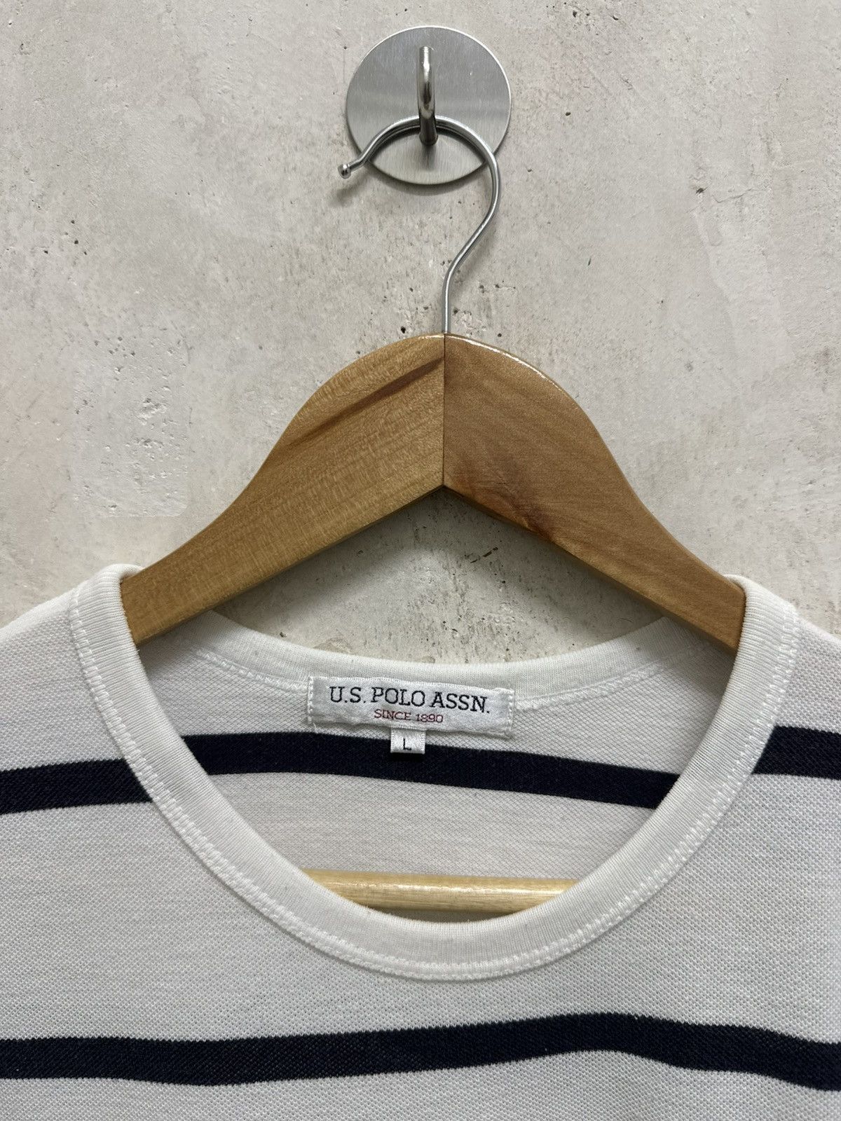 U.S. Polo Assn. Us Polo Assn. Stripe Small Logo Pony Tees Size US L / EU 52-54 / 3 - 6 Thumbnail