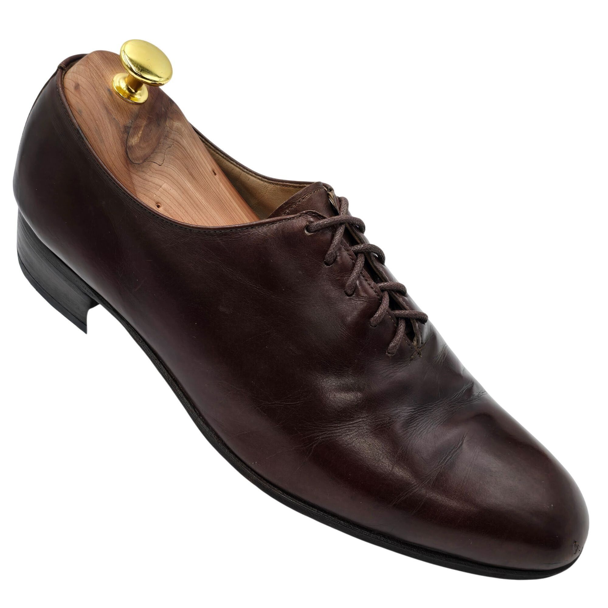 Florsheim Vintage Florsheim Spain Wholecut Mens 7.5 Dark Brown Leather Size US 7.5 / EU 40-41 - 1 Thumbnail