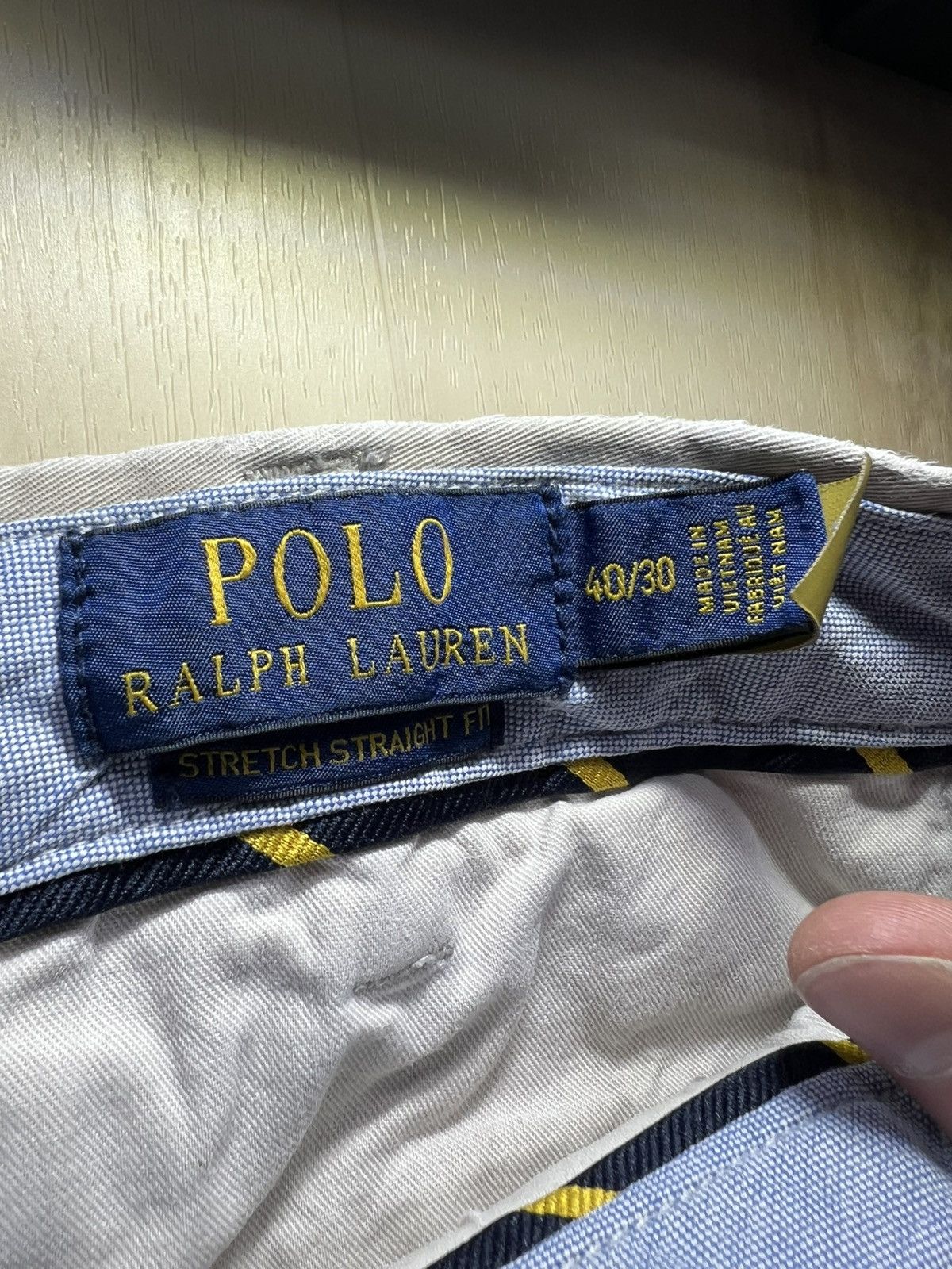 Polo Ralph Lauren Polo Ralph Lauren STRETCH STRAIGHT FIT 40x30 Khaki Chino’s Size US 40 / EU 56 - 7 Thumbnail