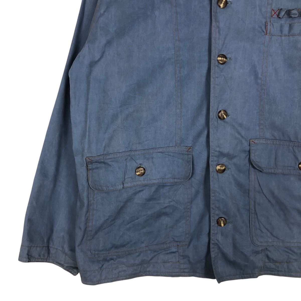 Japanese Brand Vintage Chore Jacket World Finest Issey Miyake Multi Pocket Size US M / EU 48-50 / 2 - 5 Thumbnail