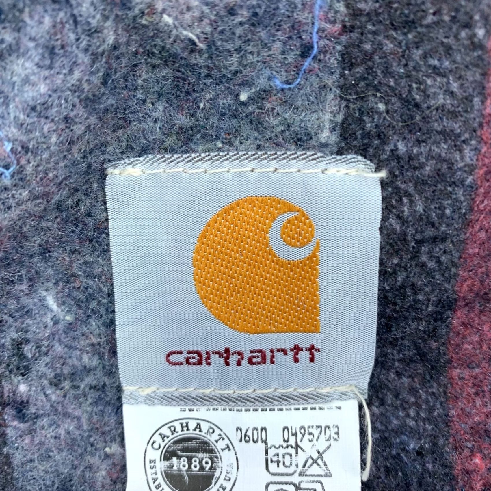 Carhartt VINTAGE Carhartt Men's Detroit Blanket Liner Duck Canvas Jacket Khaki/Tan Size 42 Size US XS / EU 42 / 0 - 5 Thumbnail