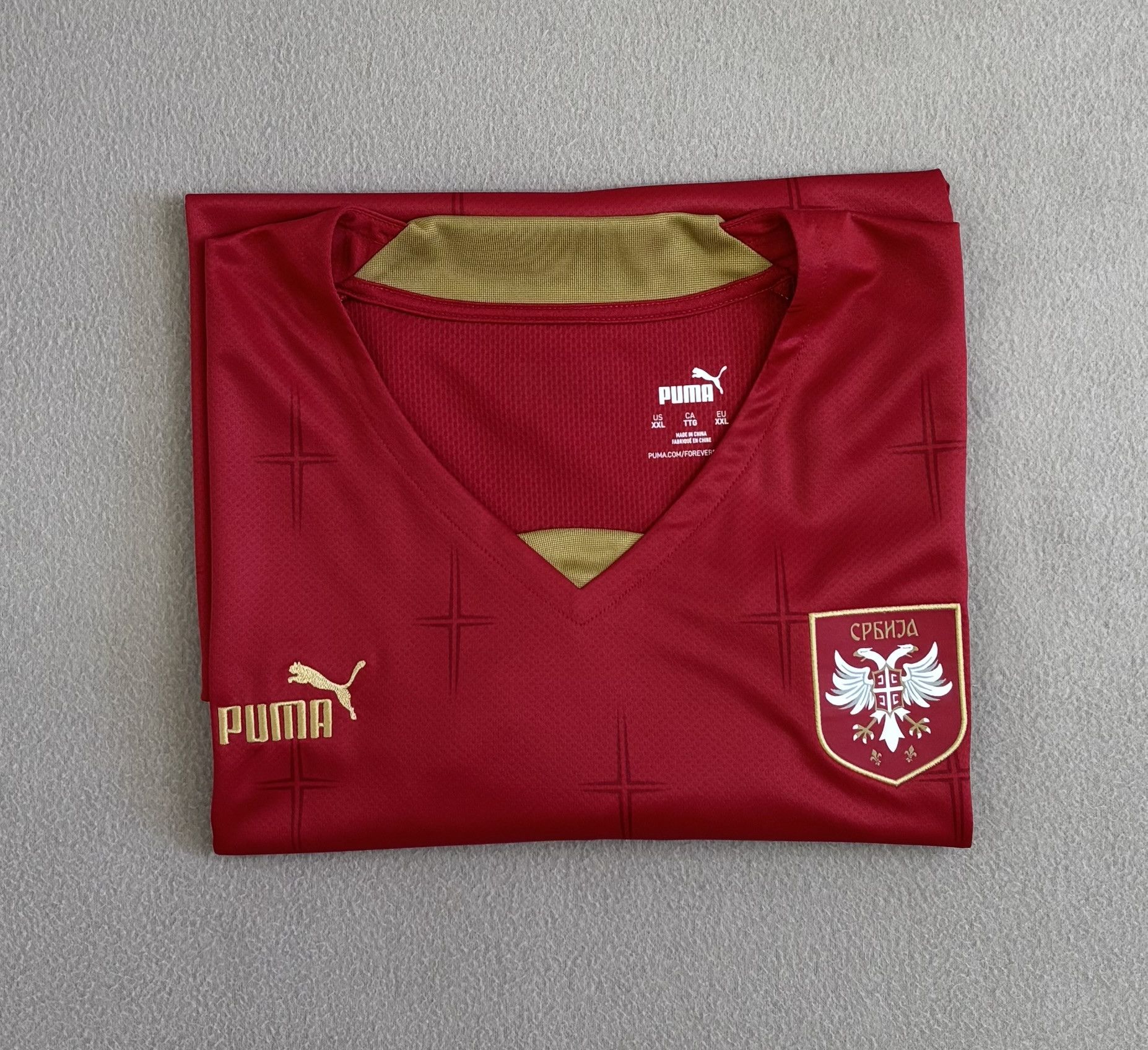 Puma Serbia 2022 Puma Football Jersey Size XXL Size US XXL / EU 58 / 5 - 19 Thumbnail