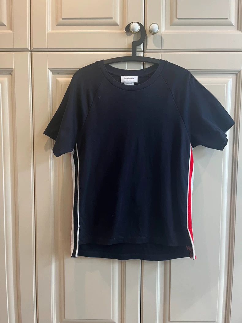 Thom Browne Thom Browne Short-sleeved T-shirt 2503-Nextarrow Size US S / EU 44-46 / 1 - 1 Thumbnail