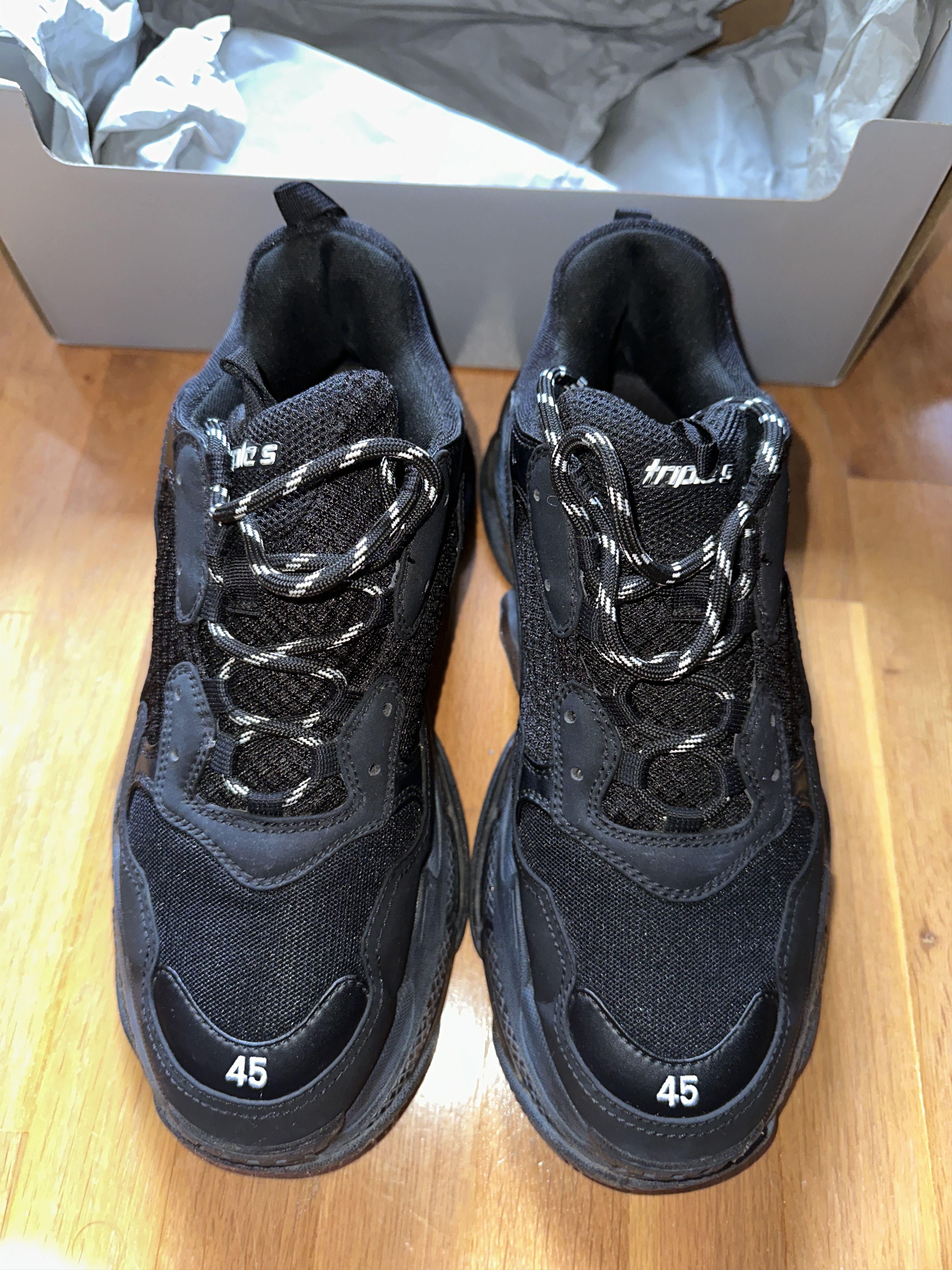 Balenciaga Balenciaga Triple S Size US 12 / EU 45 - 4 Thumbnail