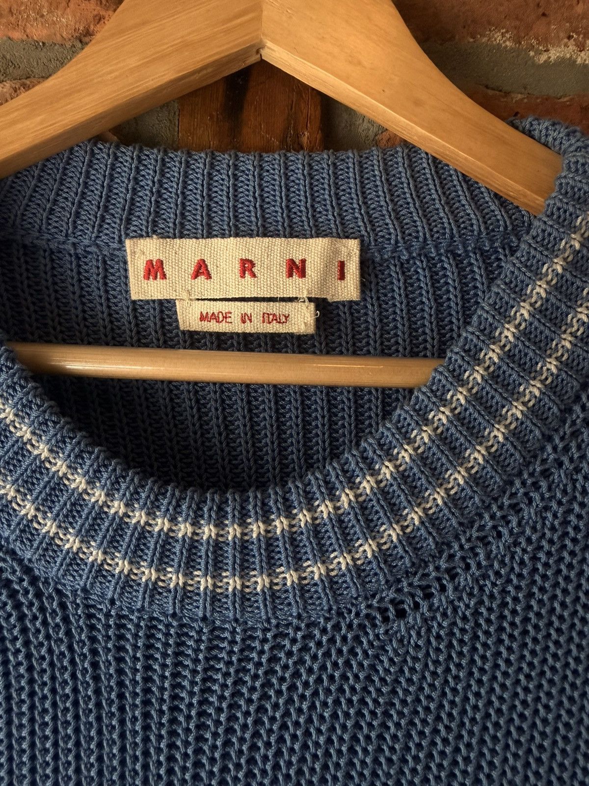 Marni Marni ss24 Varsity Knit Sweater Size US XL / EU 56 / 4 - 4 Thumbnail