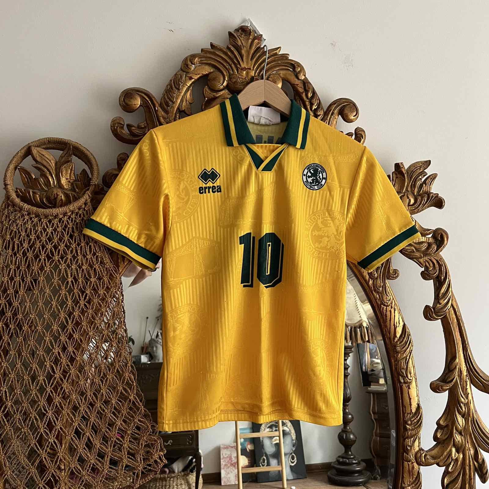 Vintage Vintage 90s CELLNET ERREA MIDDLESBROUGH Soccer Jersey Sz XS Size US XS / EU 42 / 0 - 1 Thumbnail