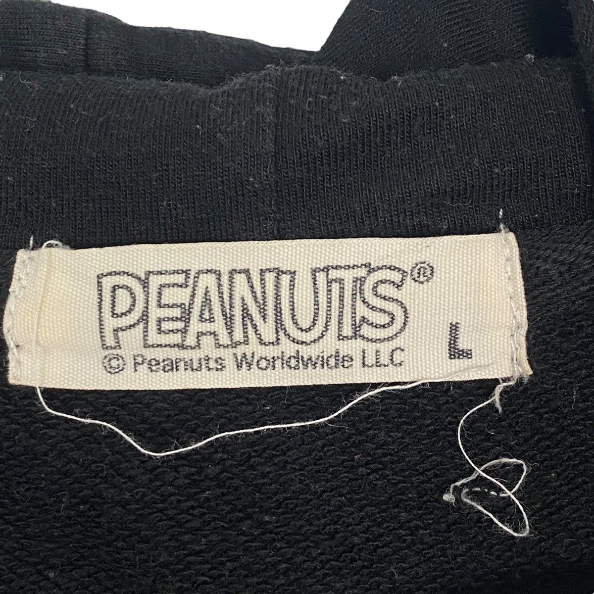 Vintage Vintage Peanuts Printed Hoodie Sweater Black Size L Size US L / EU 52-54 / 3 - 8 Thumbnail