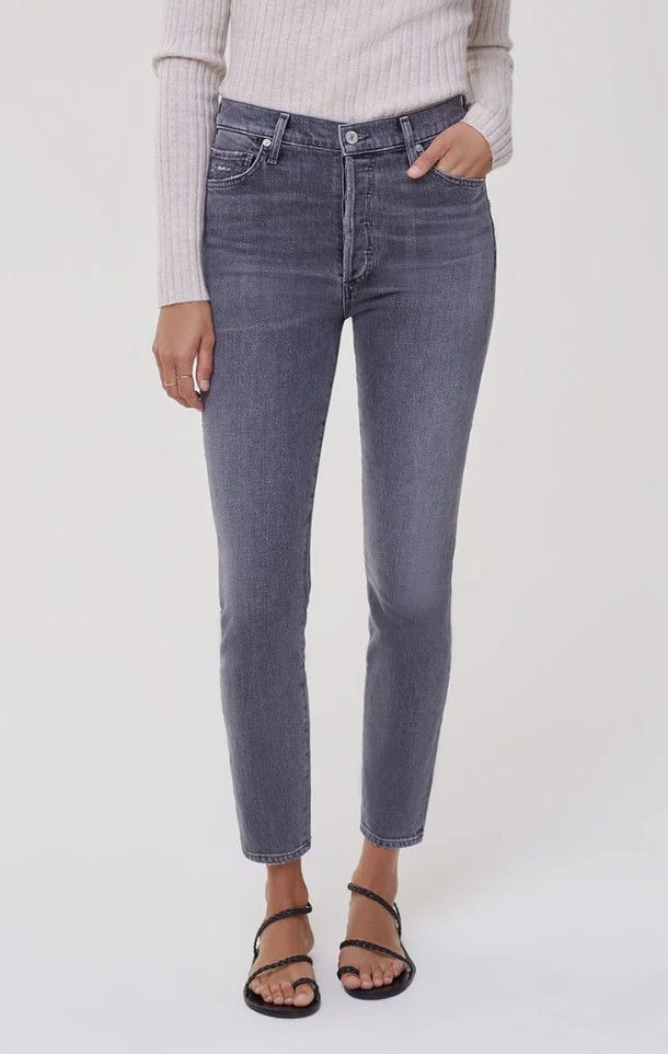 Citizens Of Humanity Citizens of Humanity Olivia Slim Ankle Jeans Silvermist 24 Size 24" / US 00 / IT 34 - 2 Thumbnail