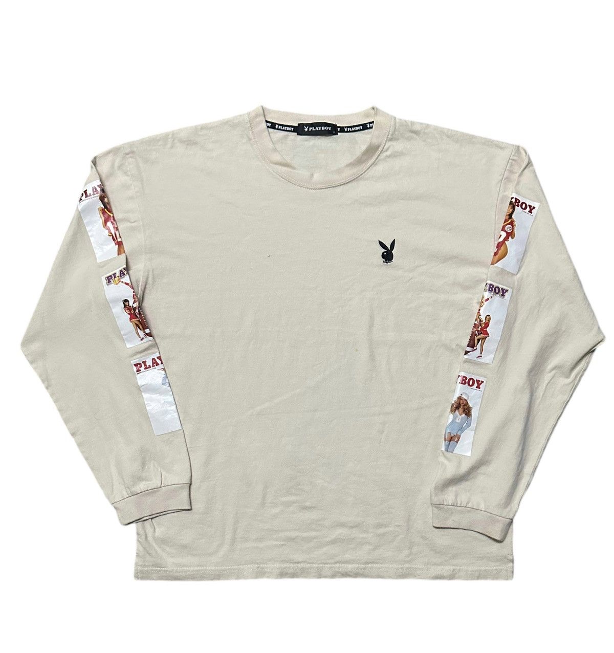 Playboy Playboy sidetape longsleve Size US XL / EU 56 / 4 - 2 Thumbnail