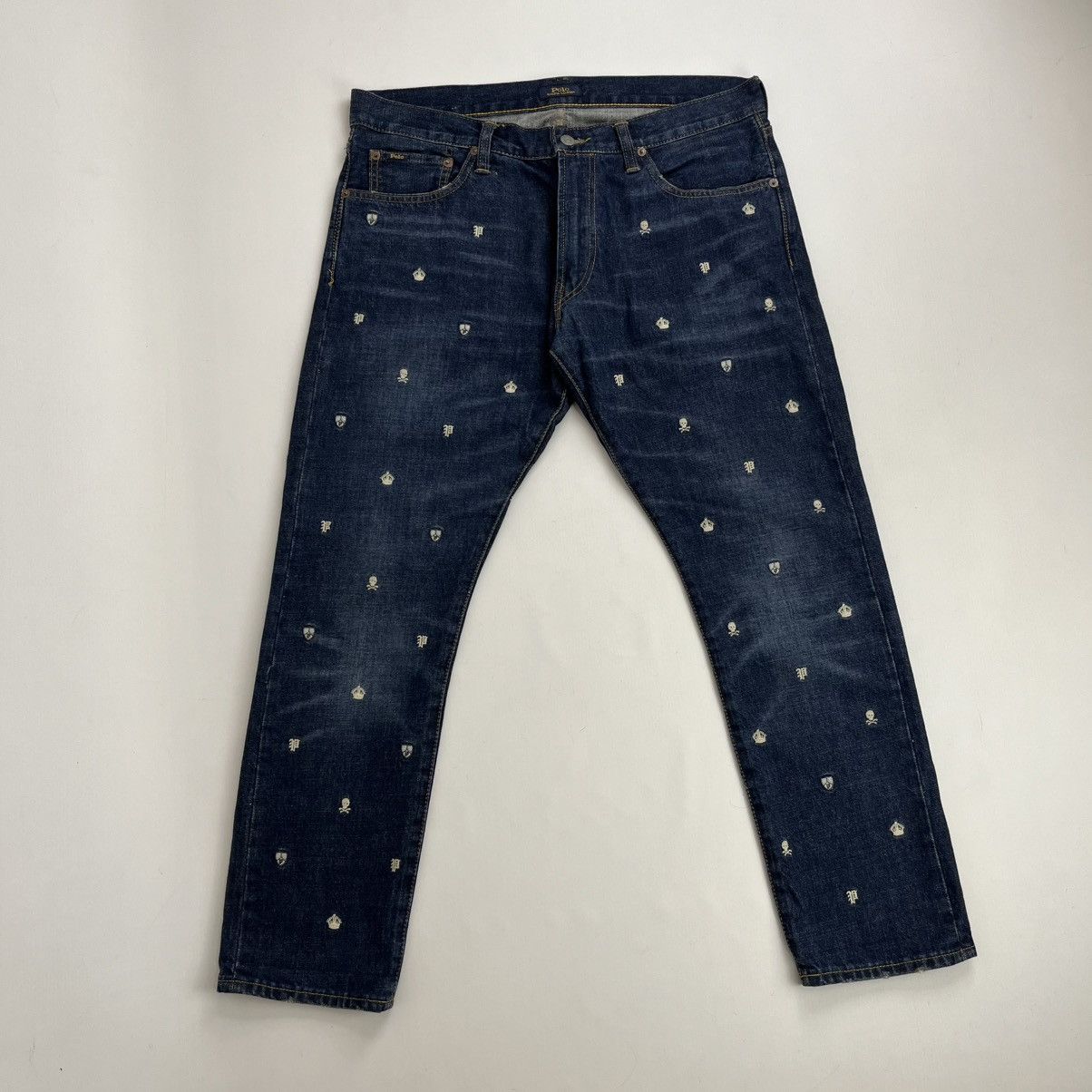 Polo Ralph Lauren Men's Jeans Ralph Lauren Polo sullivan slim embroidered jean Size US 34 / EU 50 - 5 Thumbnail
