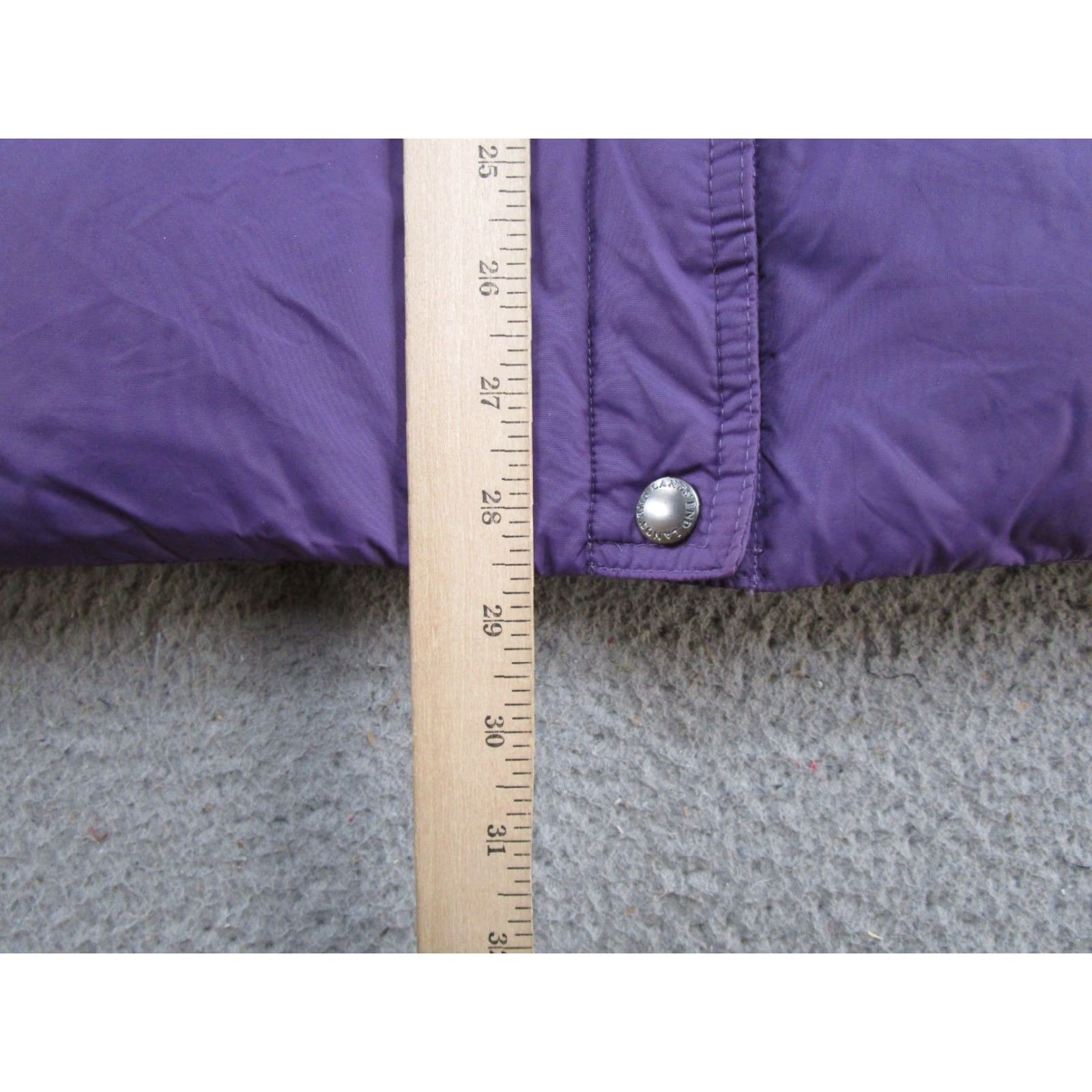 Lands' End Lands' End Womens Purple Snap Up Down Feathers Filled Puffer Vest Plus Size 2X Mens? Womens (adjusted) Size XXL / US 16-18 / IT 52-54 - 6 Thumbnail