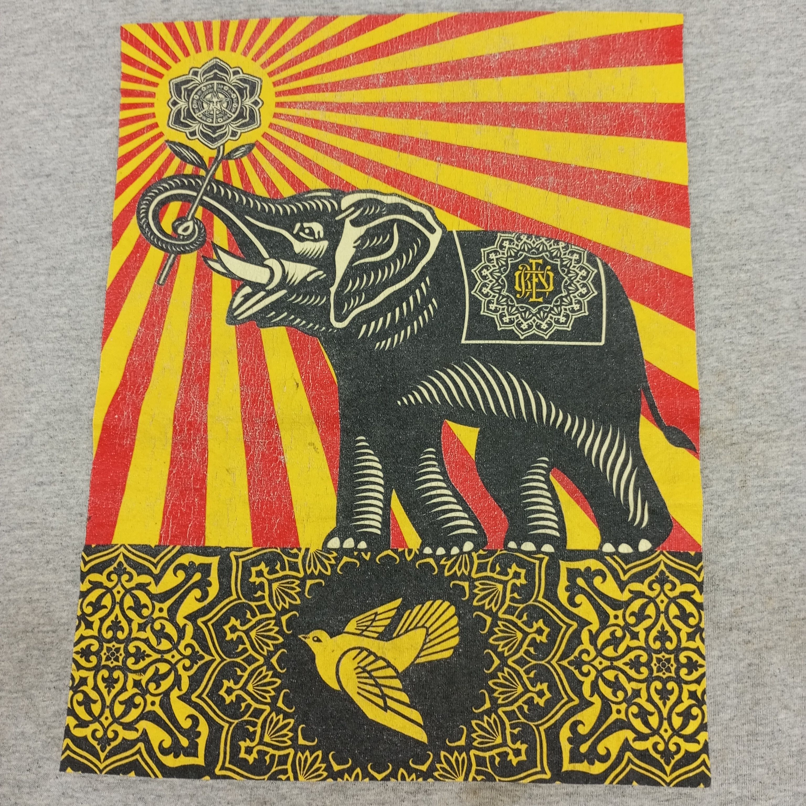 Obey × Vintage Obey Streetwear Skateboard Style Tshirt Size US M / EU 48-50 / 2 - 2 Thumbnail