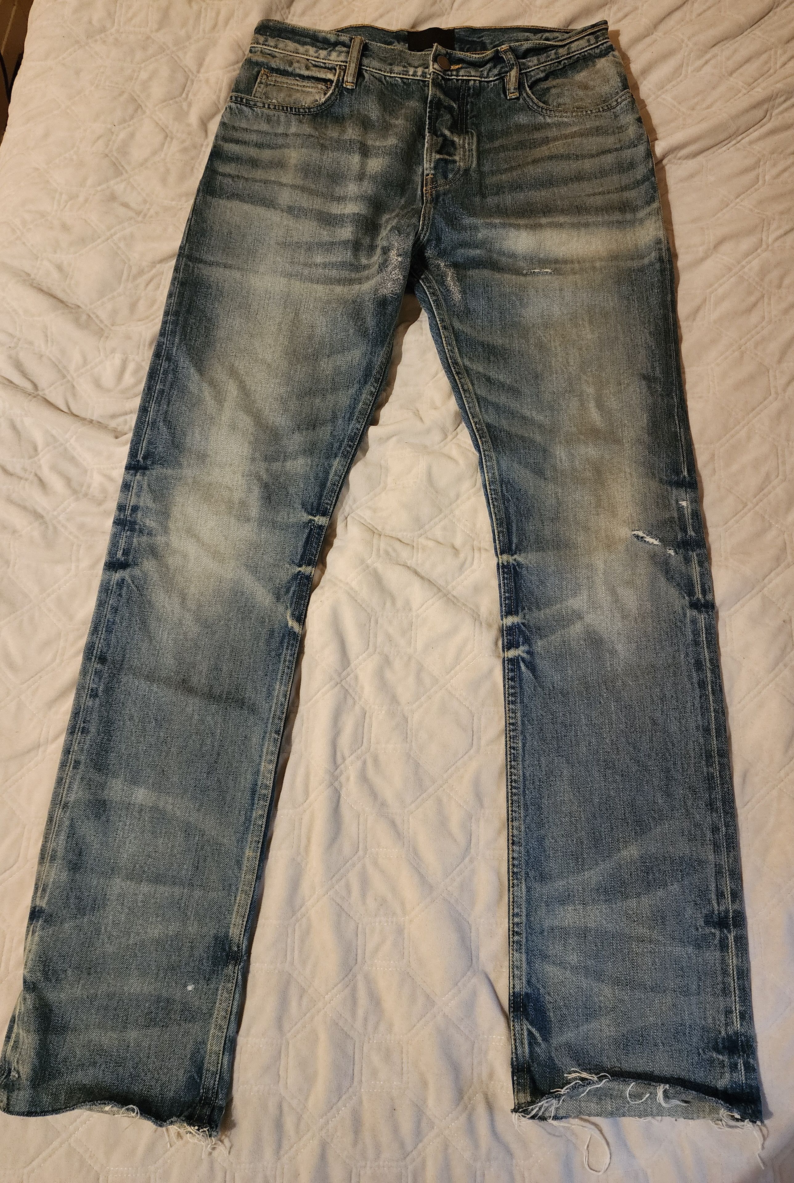 image of Fear Of God 7Th Collection Selvedge Denim Size 31 X 32 in Blue, Men's