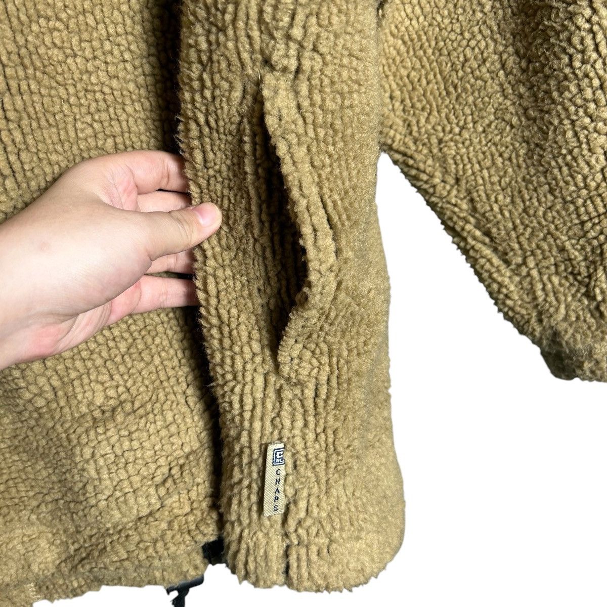Vintage 90s Chaps Ralph Lauren Fur Jacket