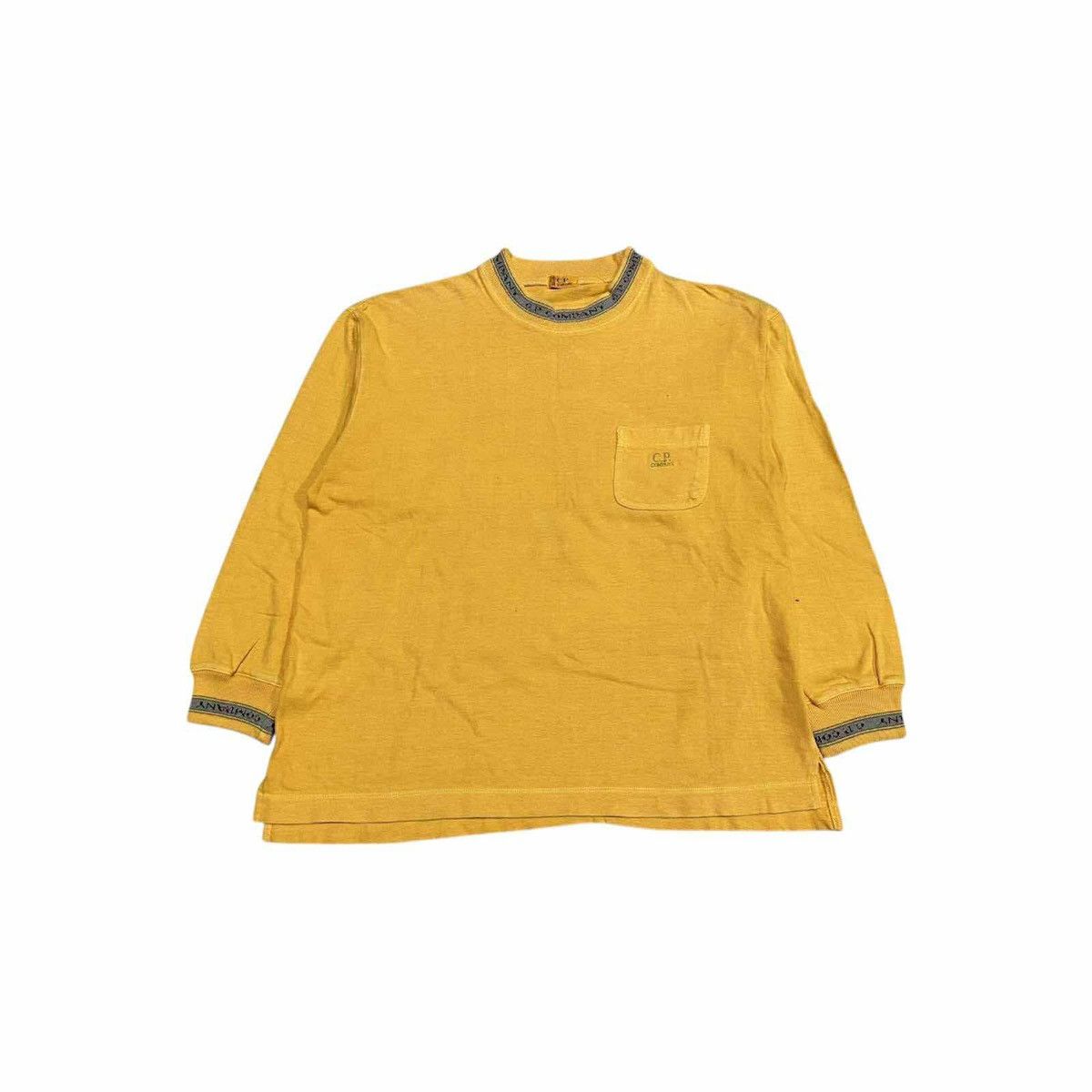 C.P. Company 🔥Vintage Cp Company Sweatshirt Spell Out Collar and Cuffs Size US M / EU 48-50 / 2 - 1 Thumbnail