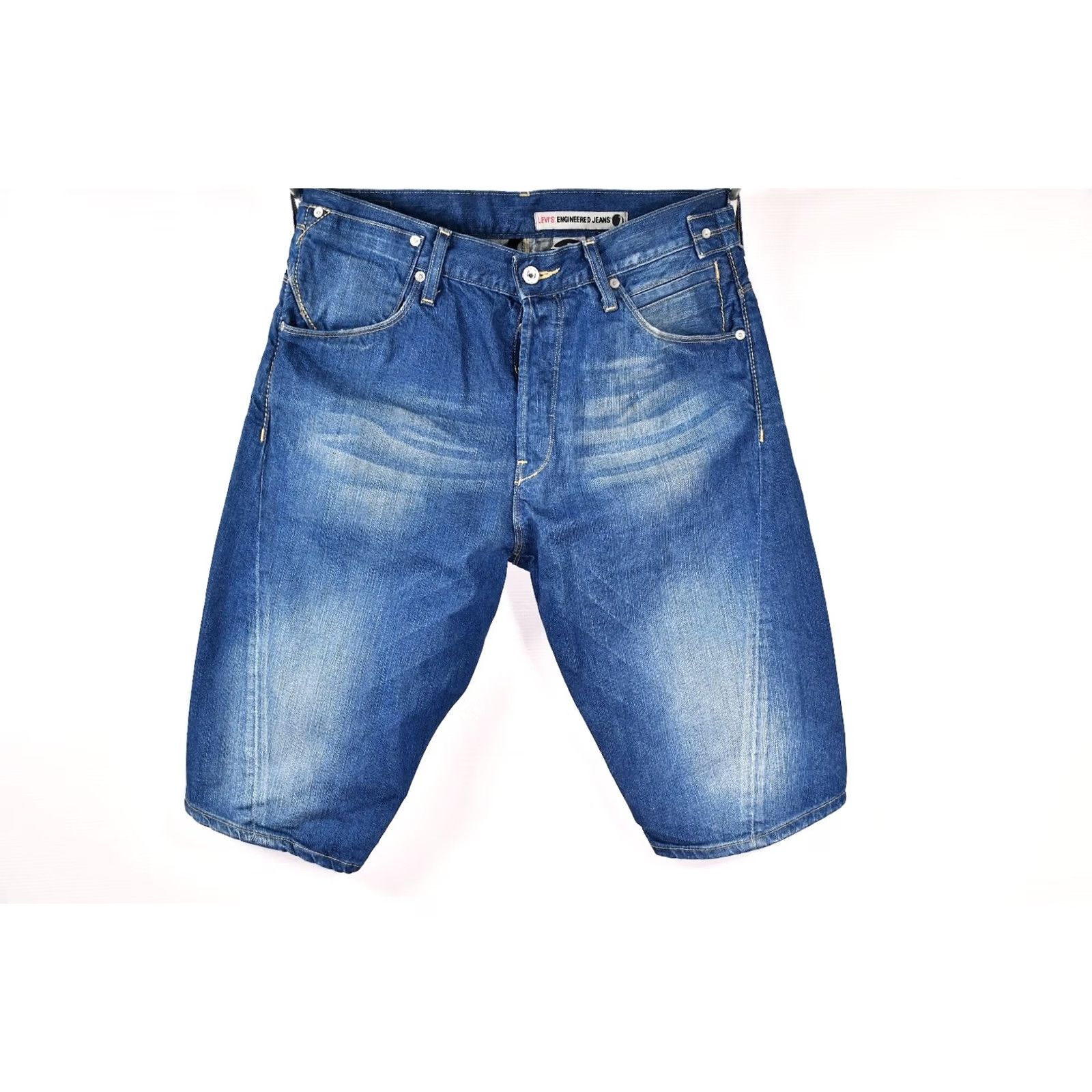 Levi's Levi's Engineered Blue Denim Shorts Jeans M Men Regular Cotton Size US 31 - 2 Thumbnail