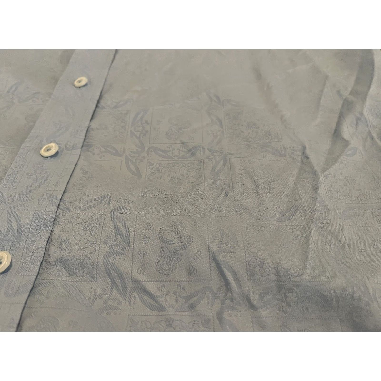Robert Graham Robert Graham Blue Paisley Button-Up Shirt Mens Large Long Sleeve Size US L / EU 52-54 / 3 - 5 Thumbnail
