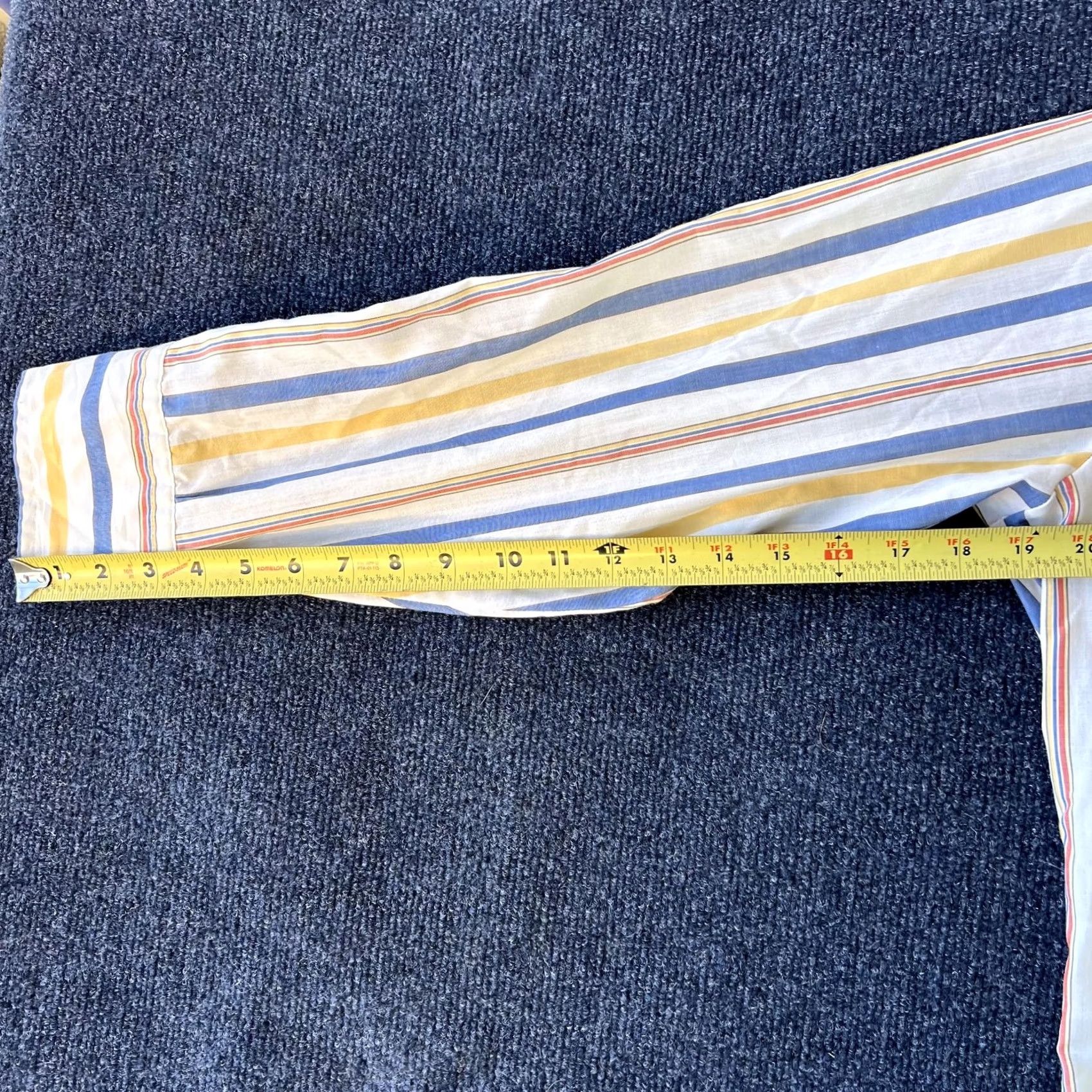 Vintage VINTAGE Manhattan Shirt Mens Medium Striped Button Down U-30 Collection 70s Size US M / EU 48-50 / 2 - 5 Thumbnail