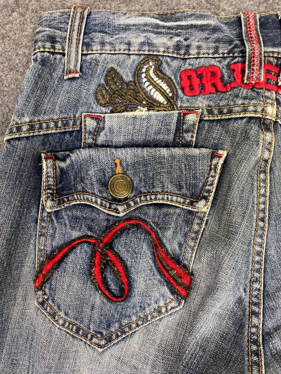 Japanese Brand vintage japanese brands denim nice design Size US 33 - 4 Thumbnail