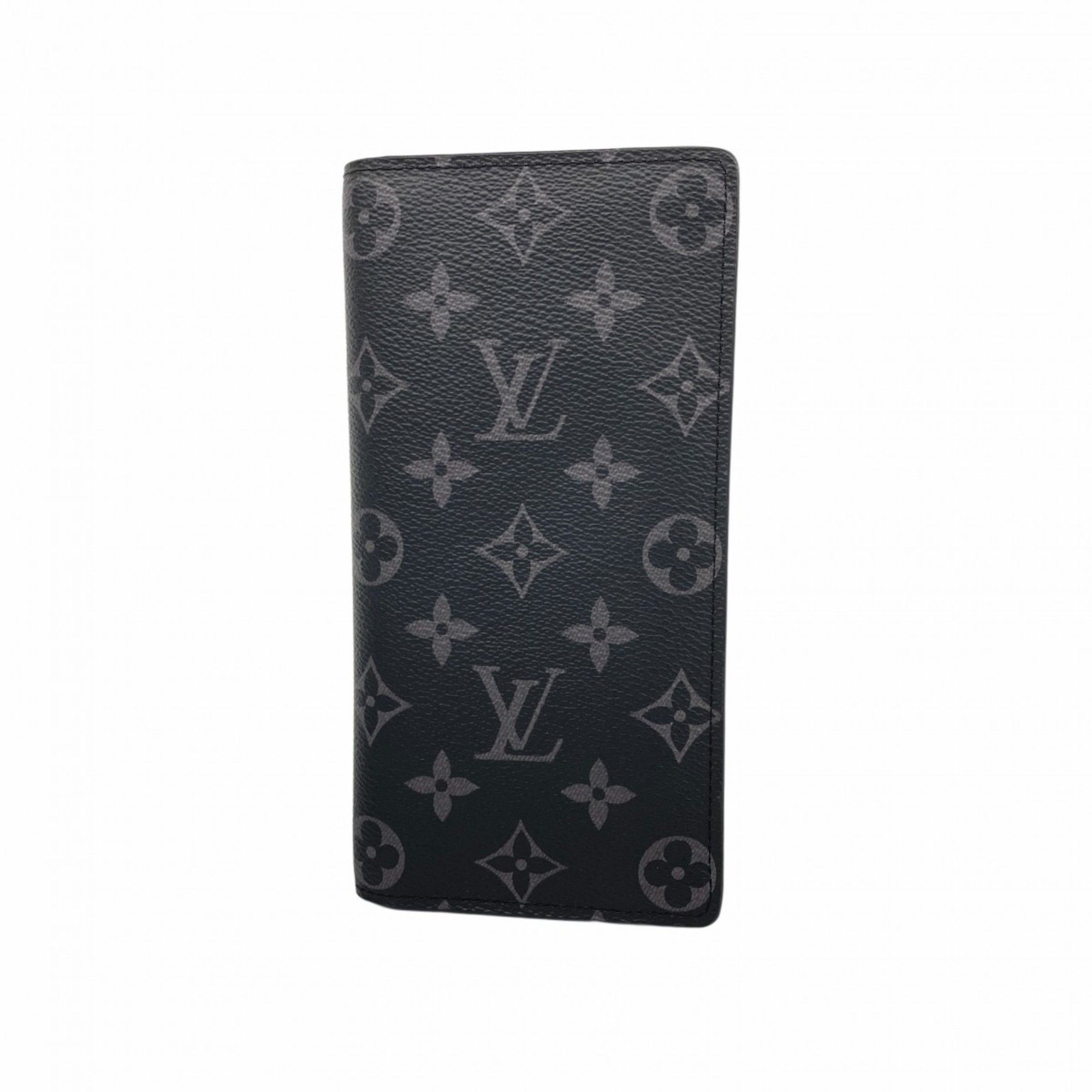 Other Louis Vuitton Monogram Eclipse Portefeuille Brazza Long Wallet M61697 Black Men's Size ONE SIZE - 1 Thumbnail