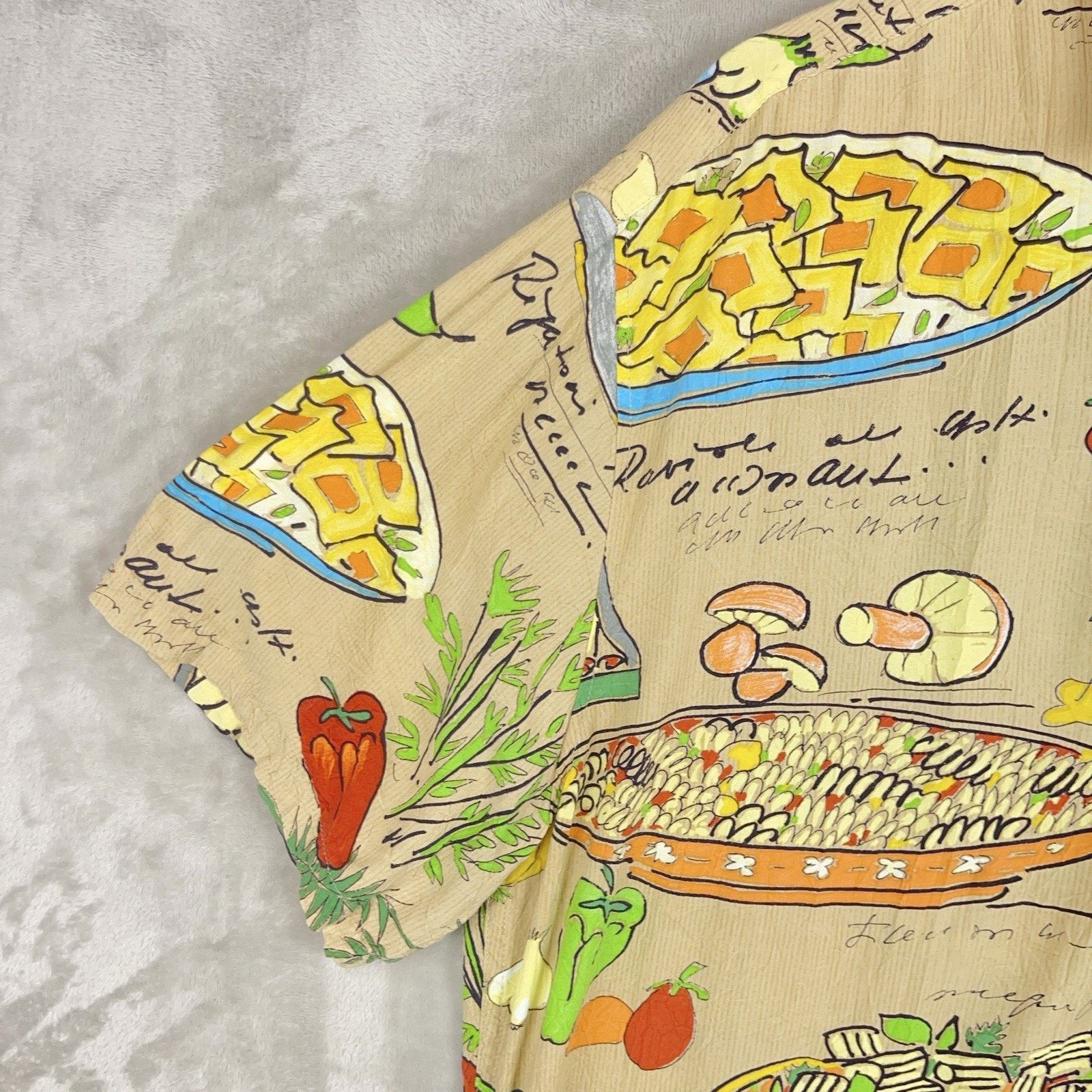 Jams World FoodArt by Jams World Shirt Italian Pasta Rare 90s *flaws* Size US XL / EU 56 / 4 - 4 Thumbnail