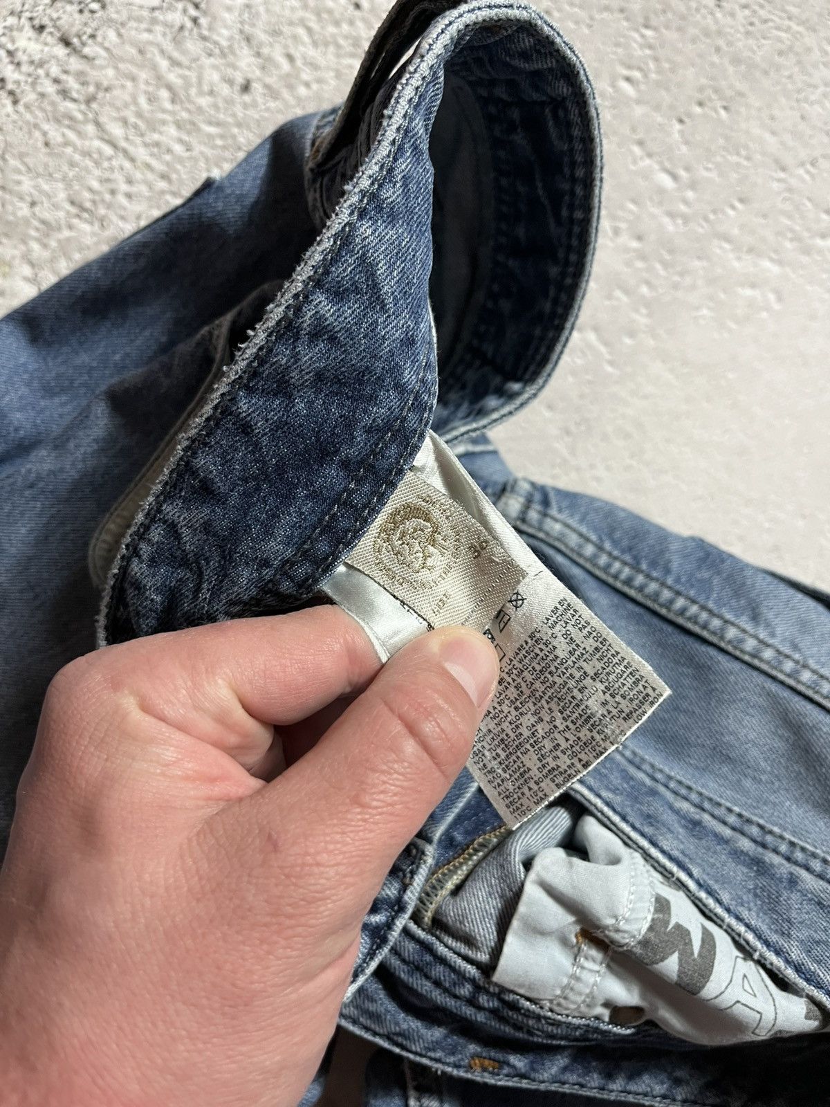 Diesel × Vintage Diesel Custom Jeans with Big Back Logo Print – Size 36 Size US 36 / EU 52 - 12 Thumbnail