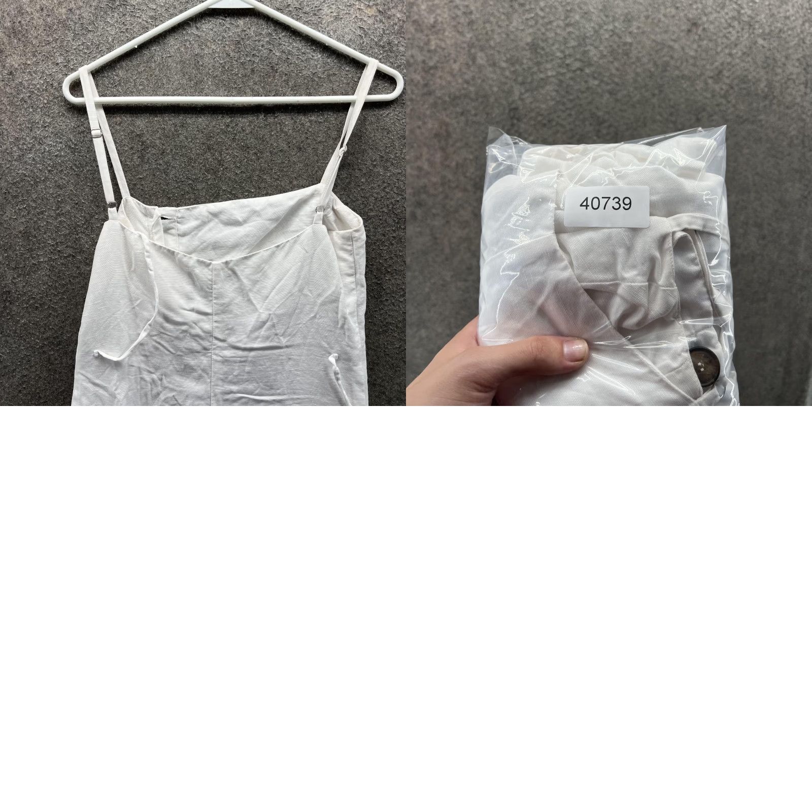 Reformation VINTAGE Reformation Dress Womens Large White Button Front Slip Maxi Sundress Casual Size L / US 10 / IT 46 - 8 Thumbnail
