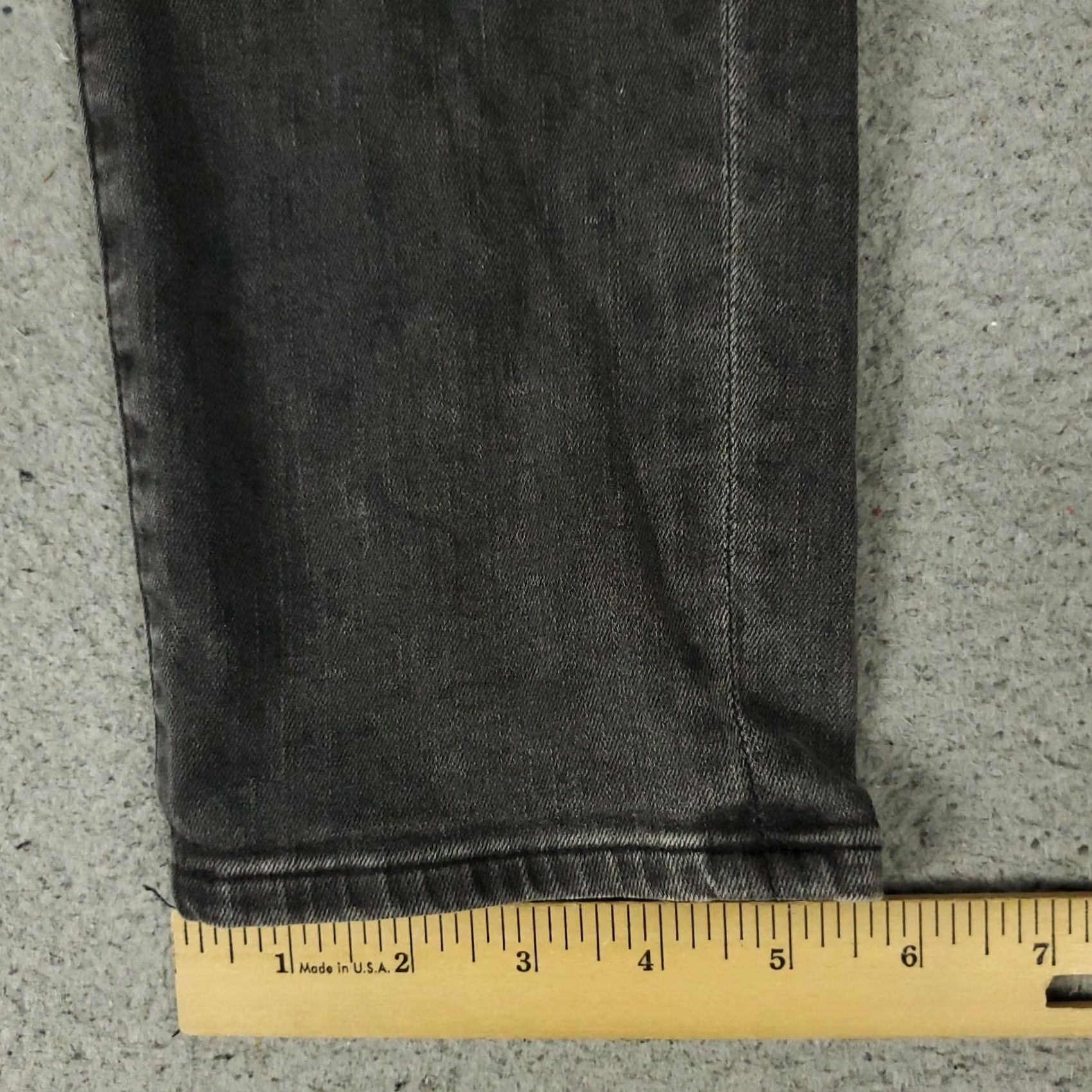Vintage AG Adriano Goldschmied Jeans Mens 30x34 Gray The Stockton Skinny Size US 30 / EU 46 - 6 Thumbnail