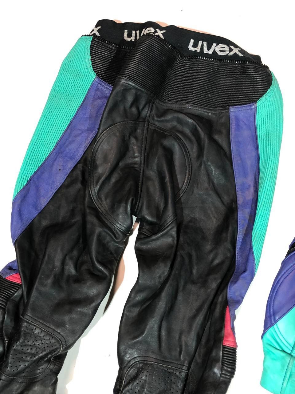 Vintage Uvex Vintage 80s Racing Moto Leather Suit Size US L / EU 52-54 / 3 - 15 Thumbnail