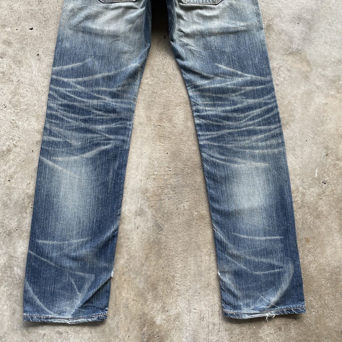 Edwin Vintage Edwin Exclusive Distressed Faded Denim Jeans Pants Size US 30 / EU 46 - 11 Thumbnail