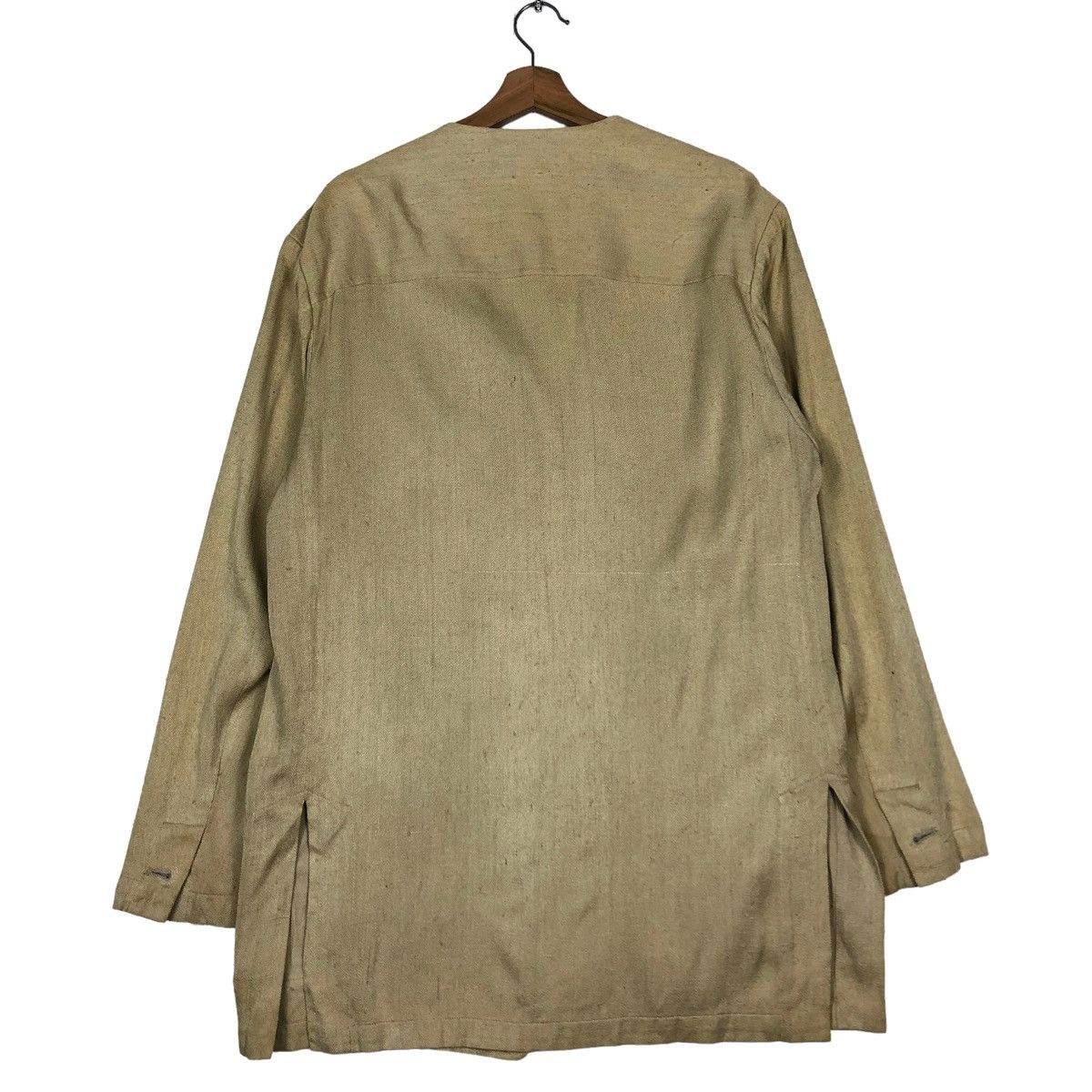 Japanese Brand 🔥Vintage Kenzo Y Collar Chore Jacket Issey Miyake Design Size US M / EU 48-50 / 2 - 8 Thumbnail