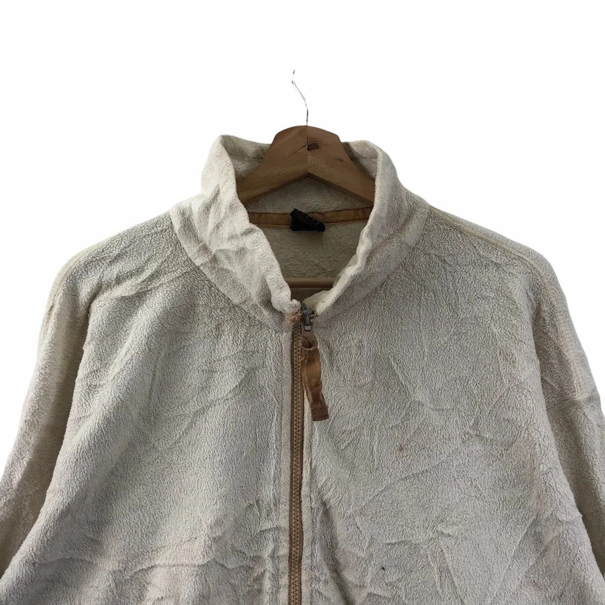 Sierra Designs Vtg 90’ SIERRA SOUTH MOUNTAIN Beige Fleece Jacket Minimalis Size XL / US 12-14 / IT 48-50 - 3 Thumbnail