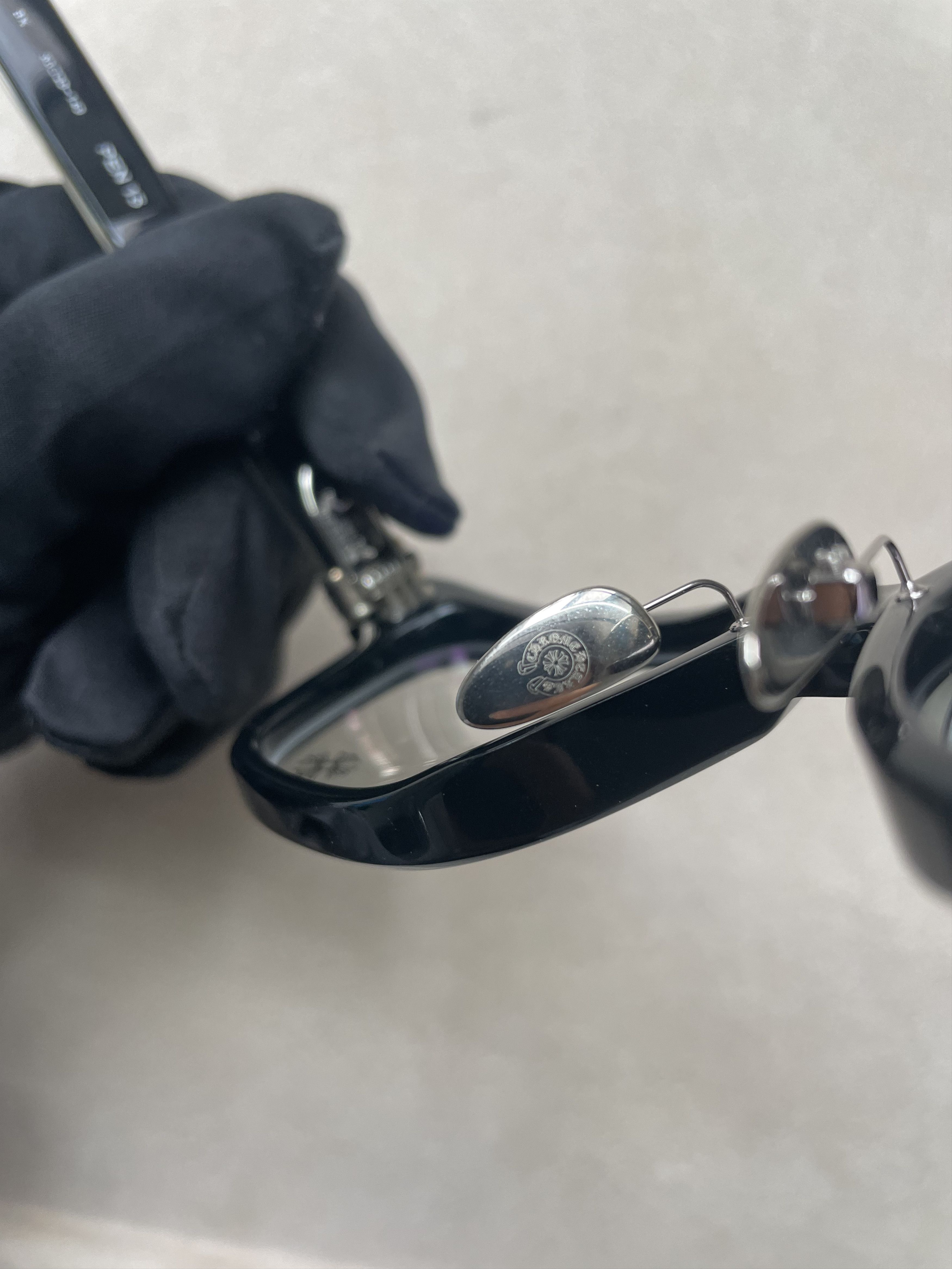 Chrome Hearts Chrome Hearts Pen 15 BK Glasses Frame Size ONE SIZE - 8 Thumbnail