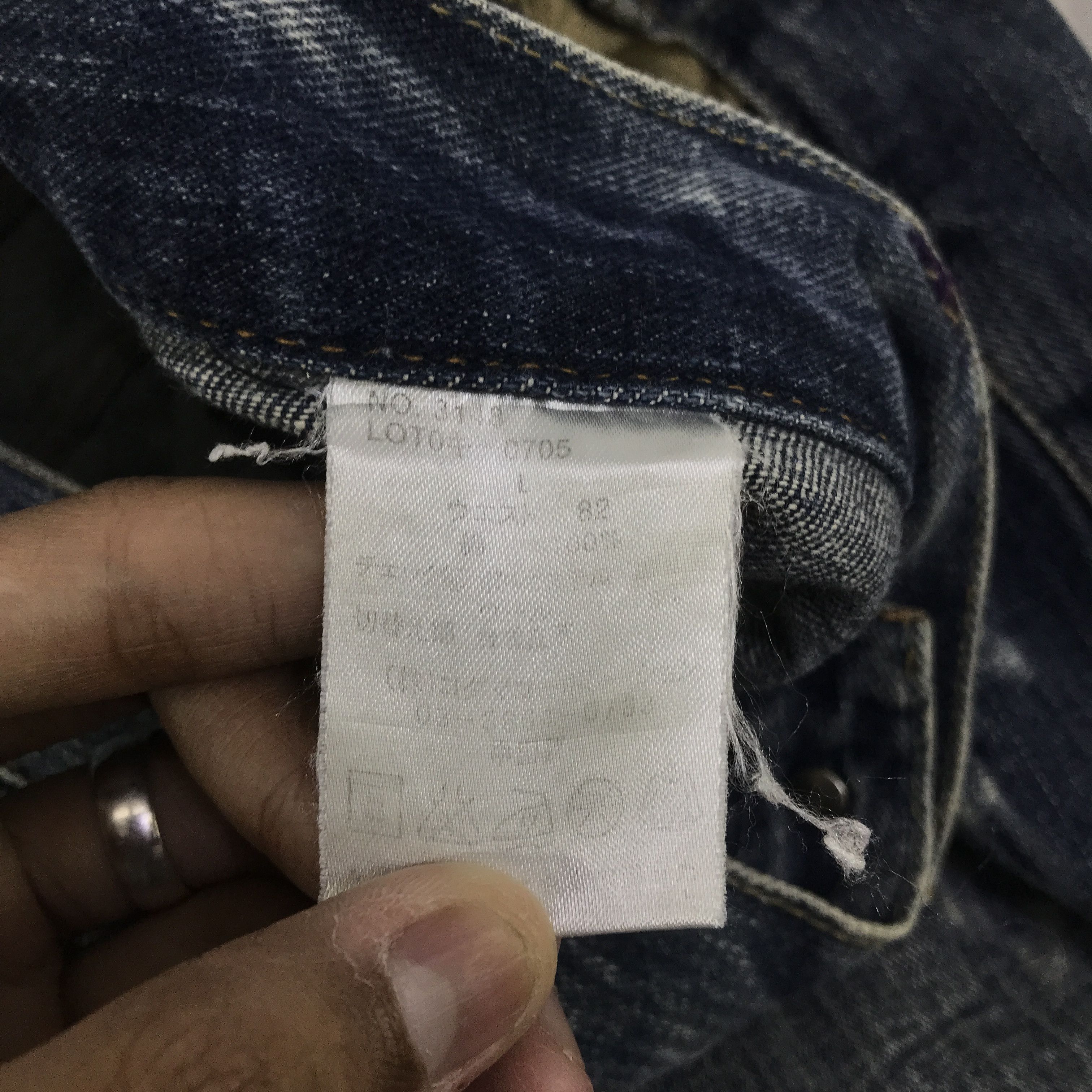 Japanese Brand Vintage japan design Jeans denim pants K130B16 Size US 33 - 18 Thumbnail