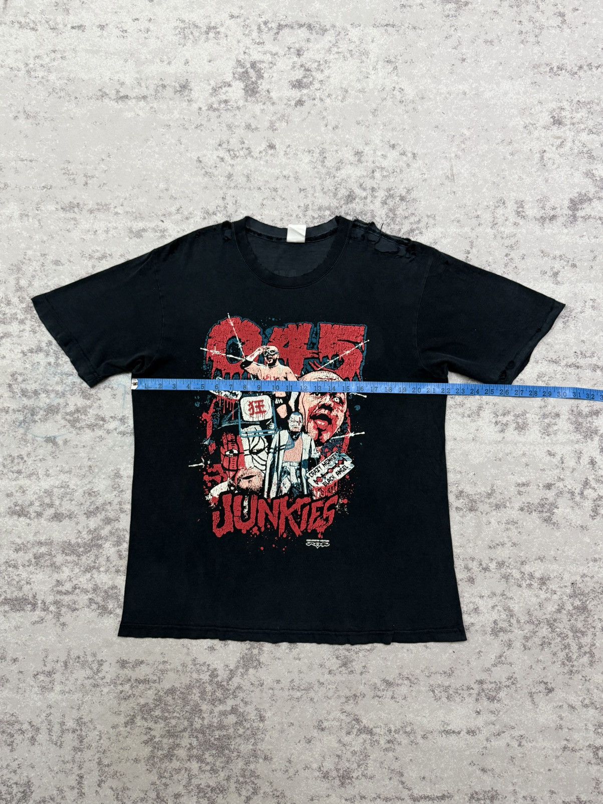 Vintage VINTAGE JUN KASAI EVIL MONKEY CRAZY’S PRO WRESLTLING TSHIRT Size US L / EU 52-54 / 3 - 17 Thumbnail