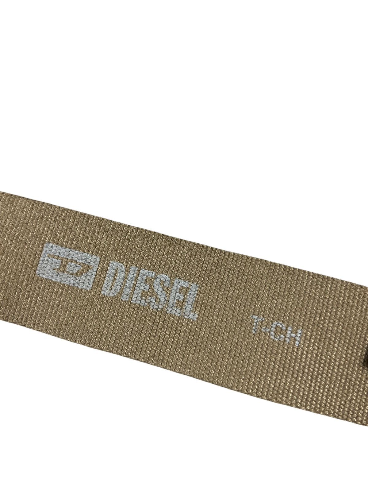 Diesel × Diesel Black Gold 2000s Diesel Military Belt Size 30 - 6 Thumbnail
