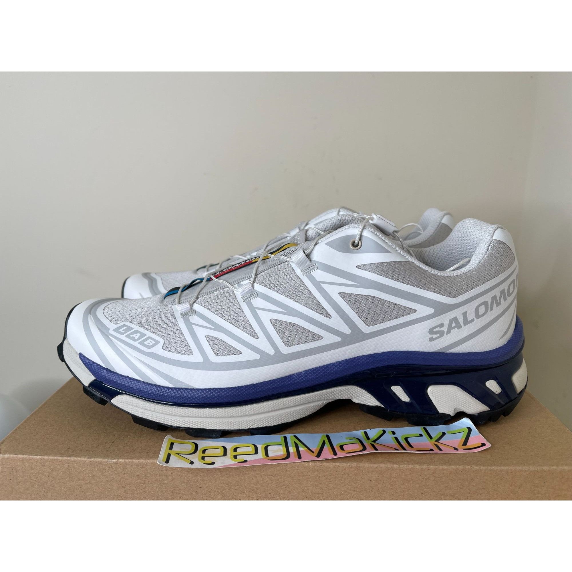 Salomon XT-6 White Lunar Rock Liberty Mens 11.5us