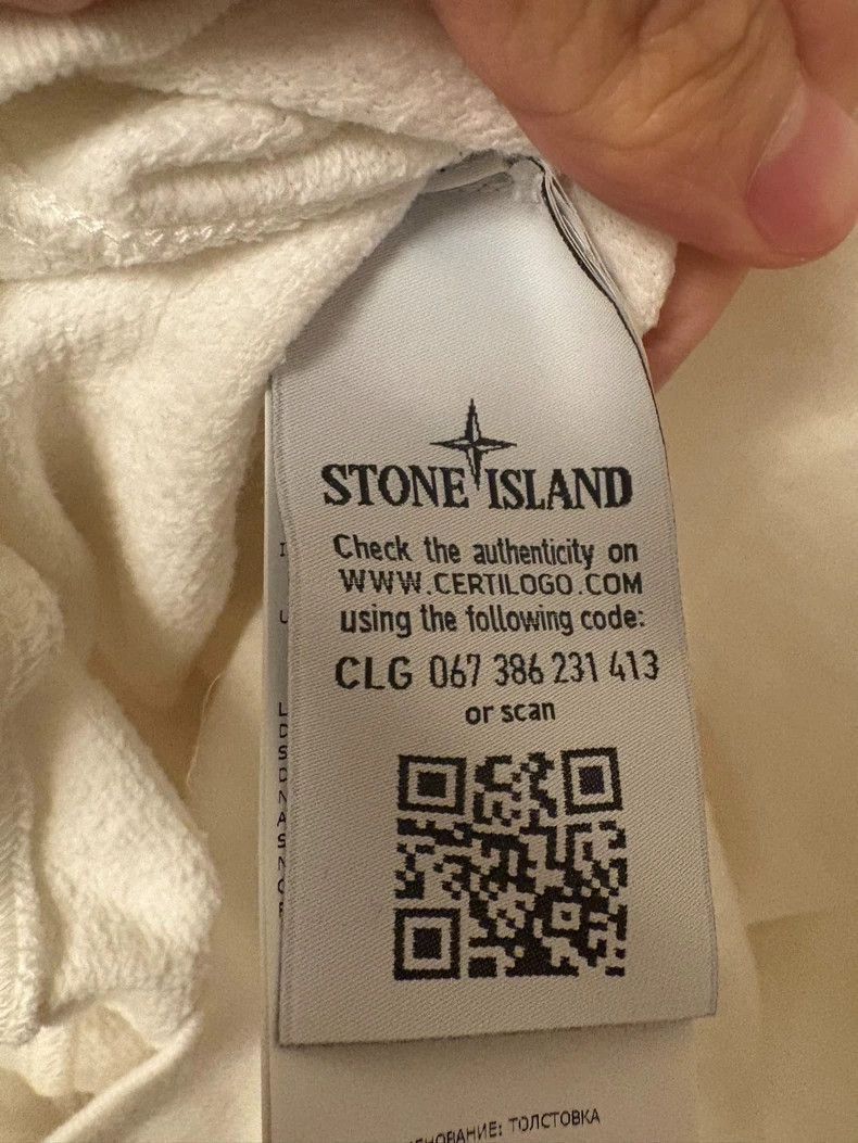 Stone Island Stone Island White Crew Neck Sweatshirt -2506 Size US M / EU 48-50 / 2 - 3 Thumbnail