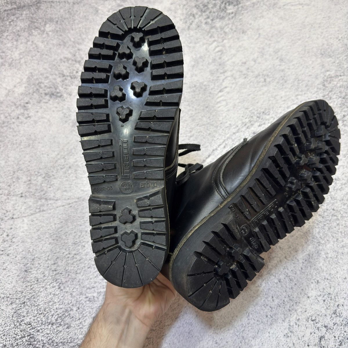 Handmade × Vintage Vintage Army Boots Italy Pirelli 90s US8 UK7 EU41 26cm Size US 8 / EU 41 - 11 Thumbnail