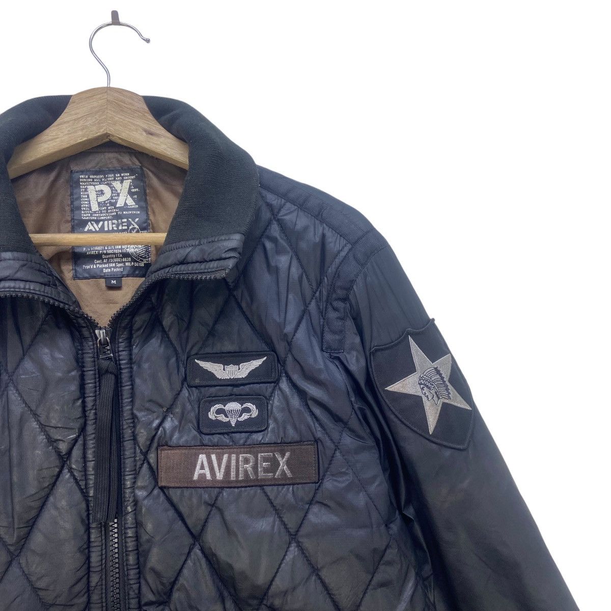 Avirex Avirex Quilted Bomber Style Jacket Size US S / EU 44-46 / 1 - 4 Thumbnail