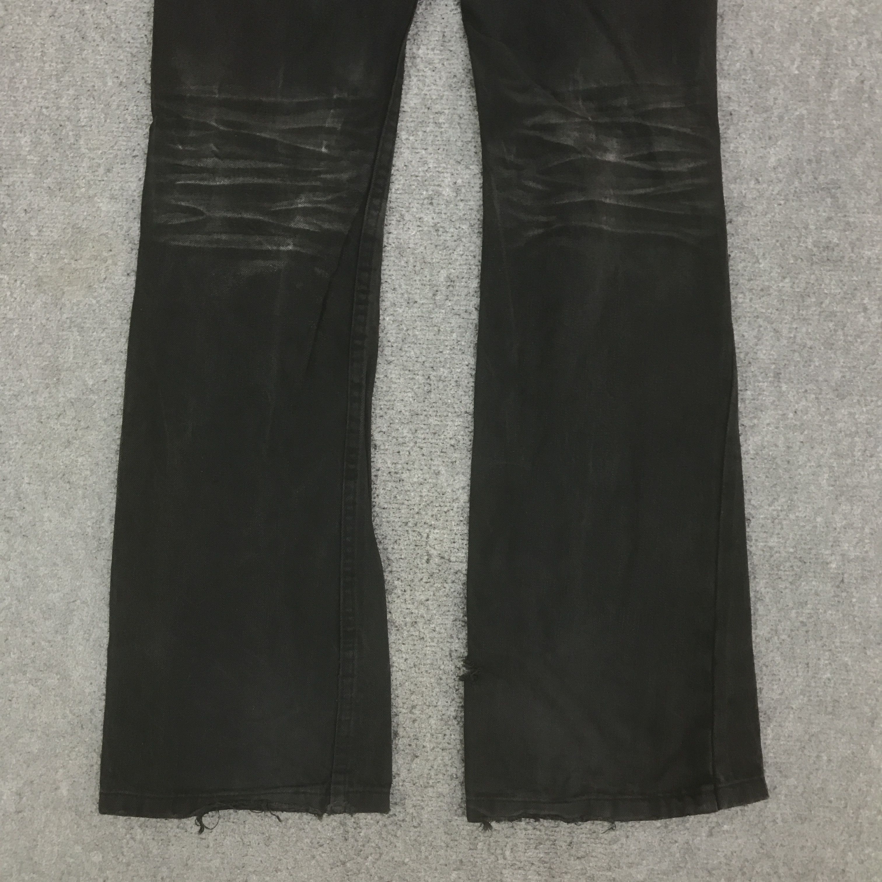 Japanese Brand JAPANESE BRAND BLACK PUNK DISTRESSED DENIM PANTS K129B5 Size US 28 / EU 44 - 6 Thumbnail