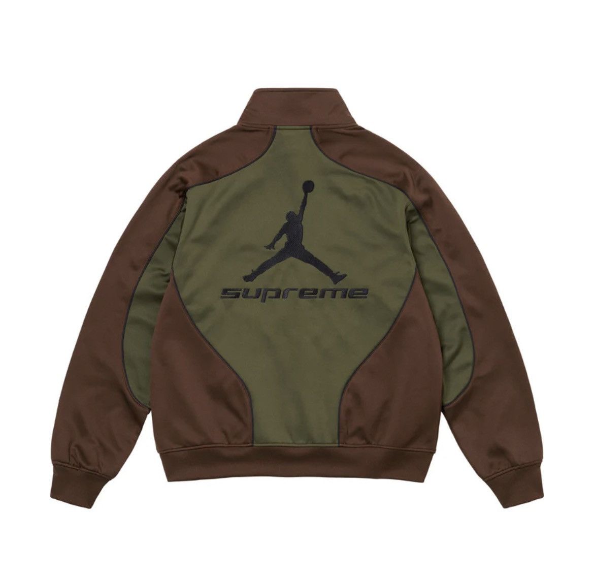 Jordan Brand × Supreme Supreme Jordan tricot track jacket olive 