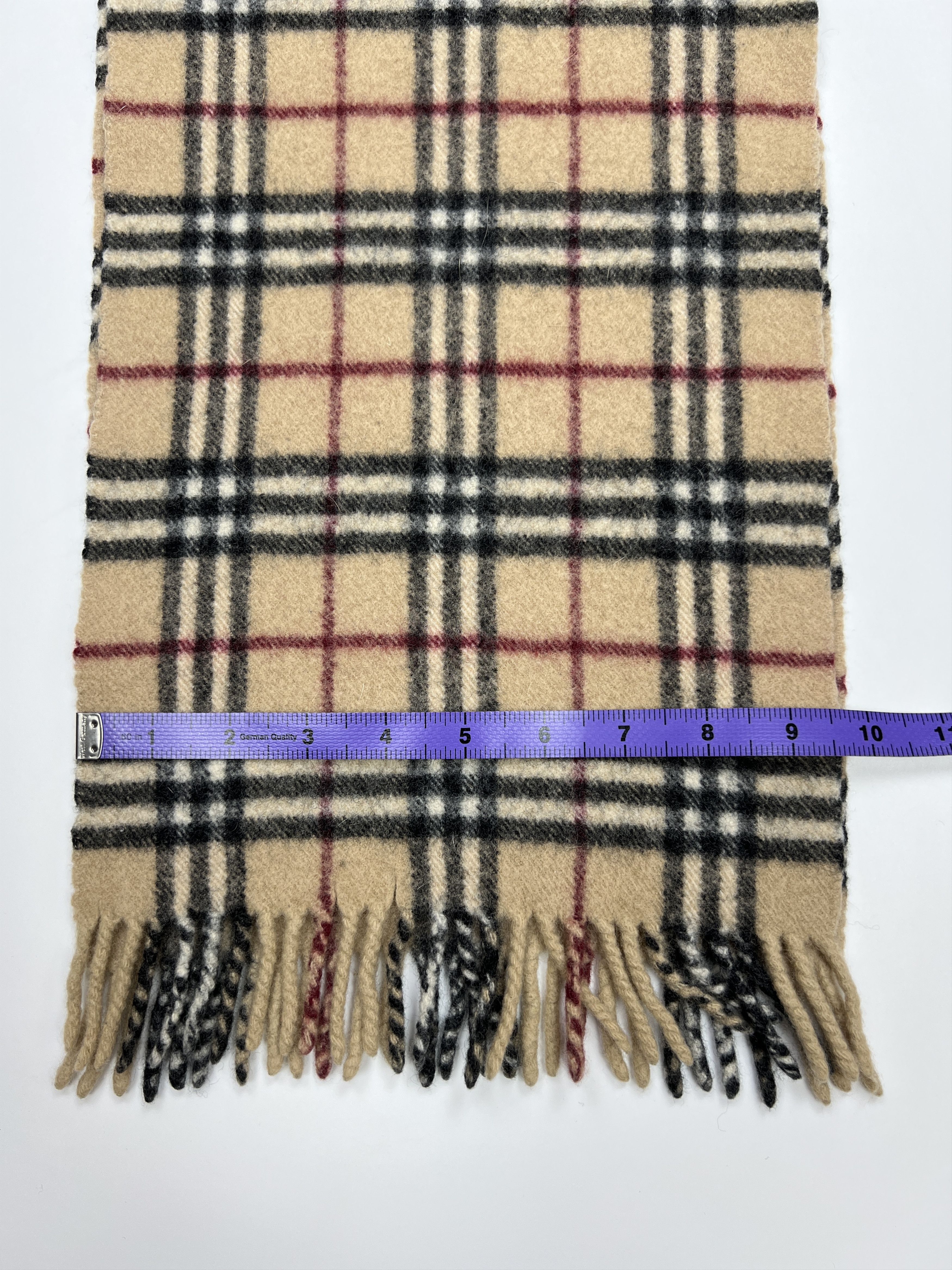 Burberry Vintage Burberry Nova Check Wool Scarf Size ONE SIZE - 11 Thumbnail