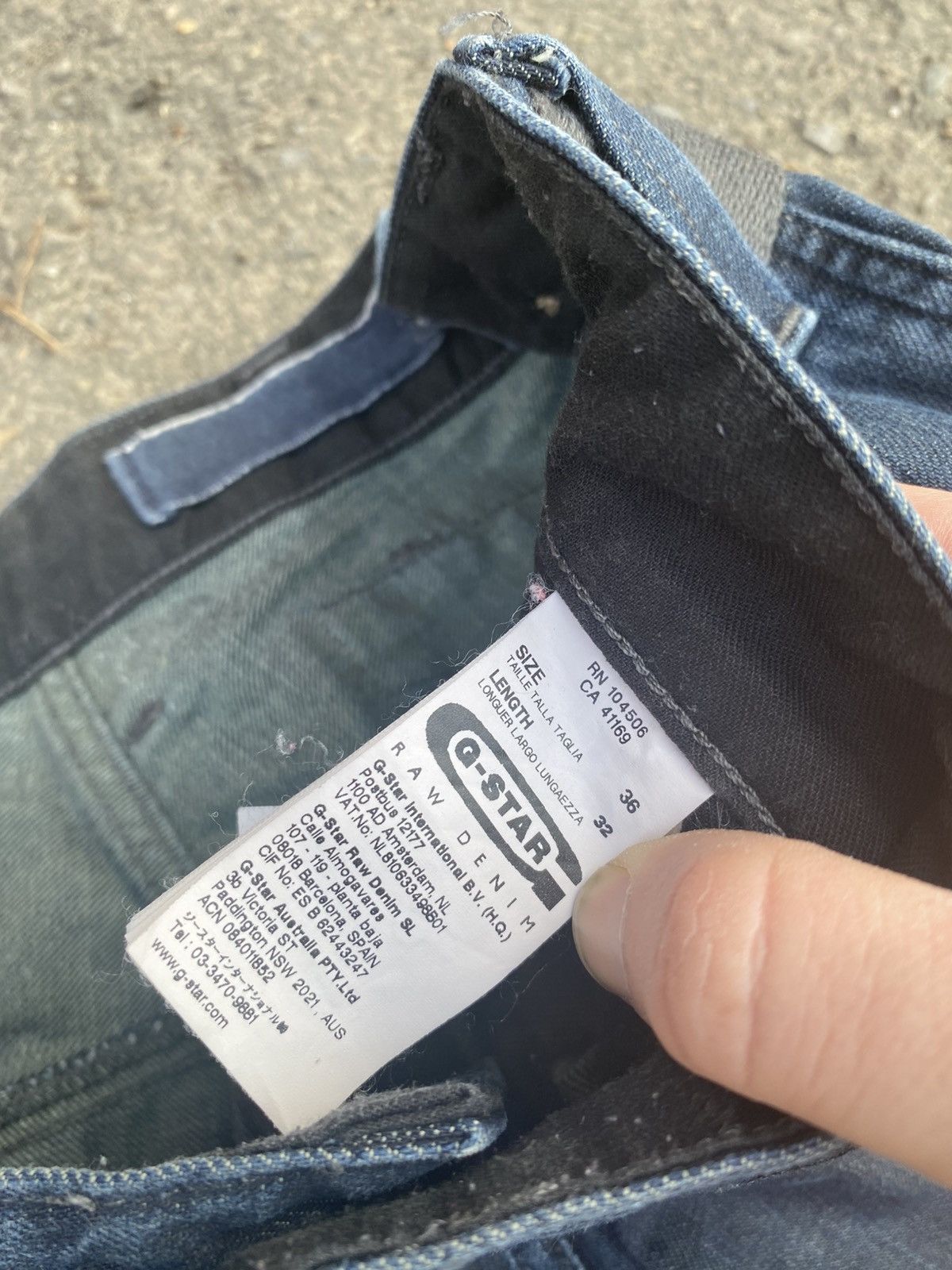 G-Star × Japanese Brand G star Faded blue Baggy avant garde denim y2k jeans pants Size US 36 / EU 52 - 10 Thumbnail