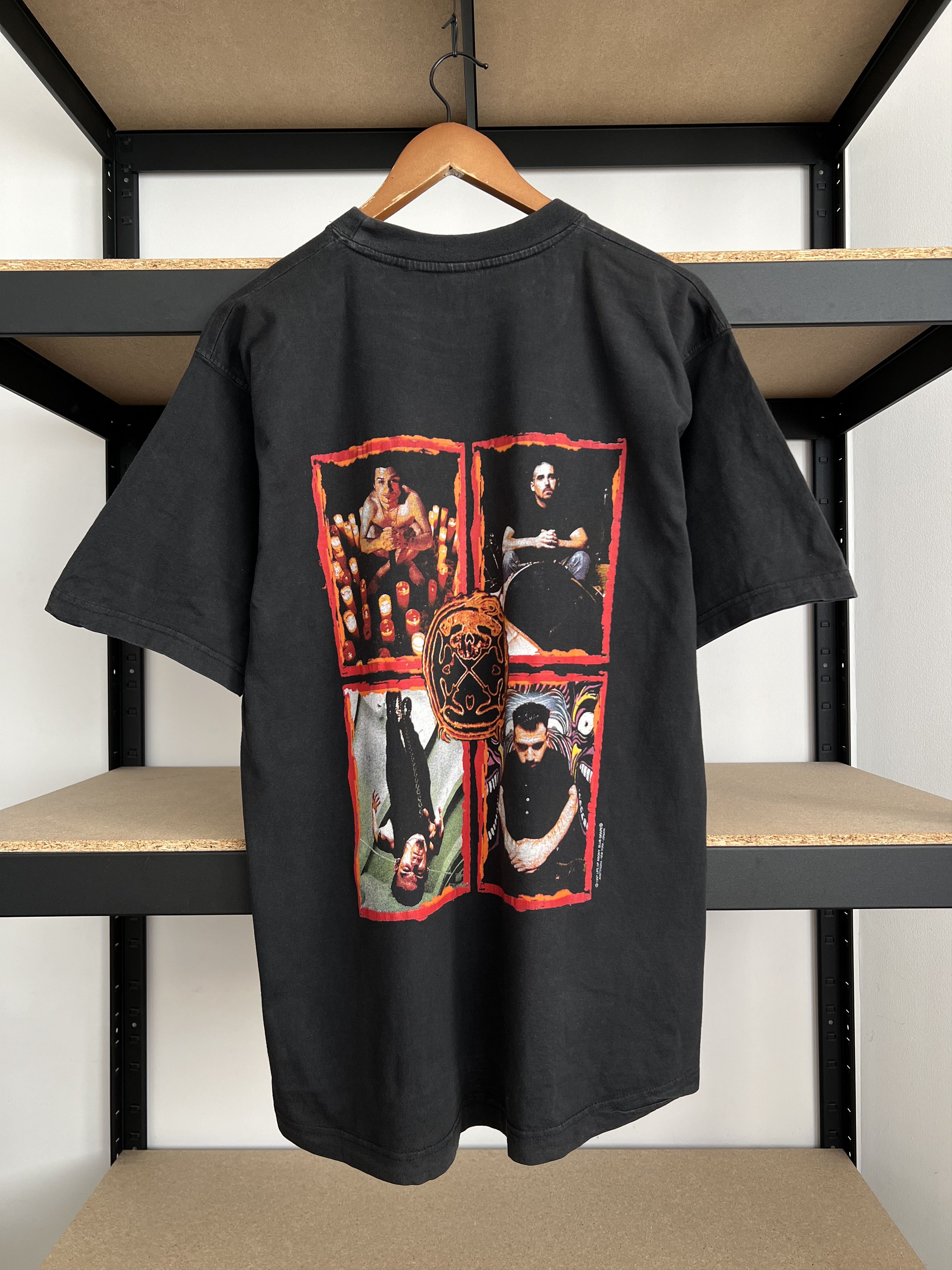 Band Tees Vintage 1997 Life of Agony Soul Searching Sun Metal Band Tee Size US L / EU 52-54 / 3 - 4 Thumbnail