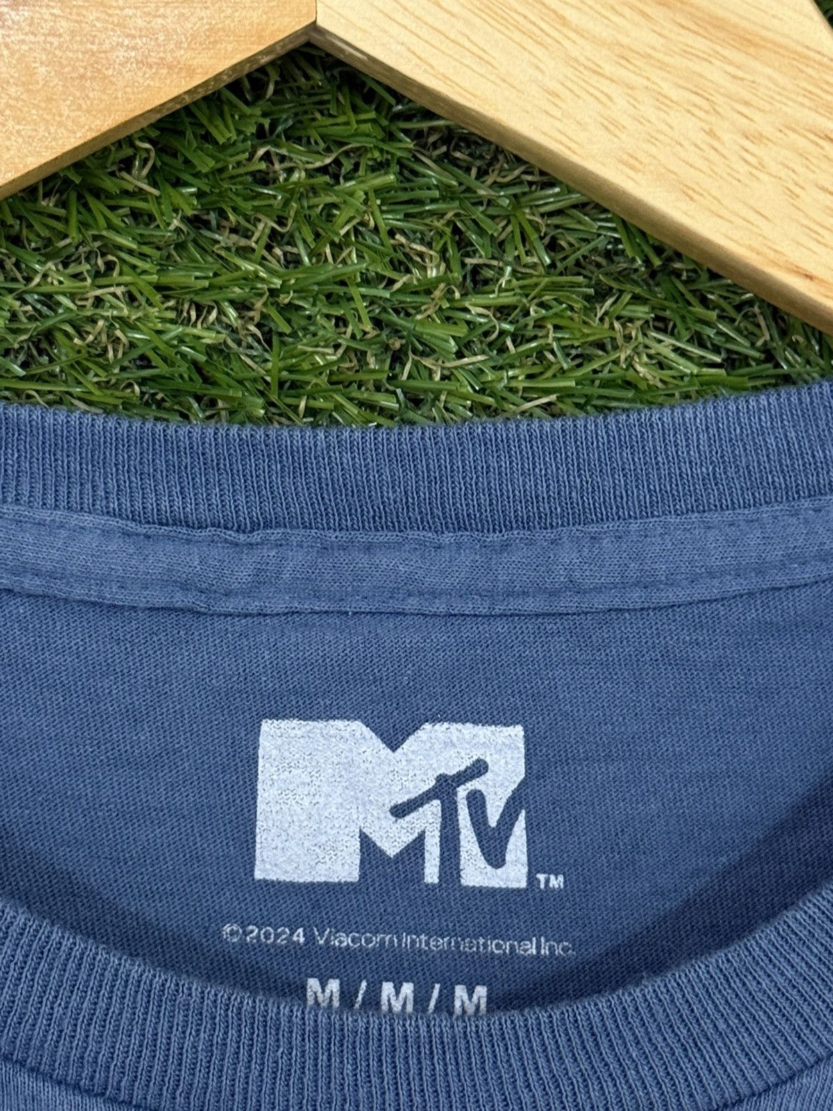Mtv MTV Music Television Blue Traditional Tattoo Logo Tee Medium Size US M / EU 48-50 / 2 - 5 Thumbnail