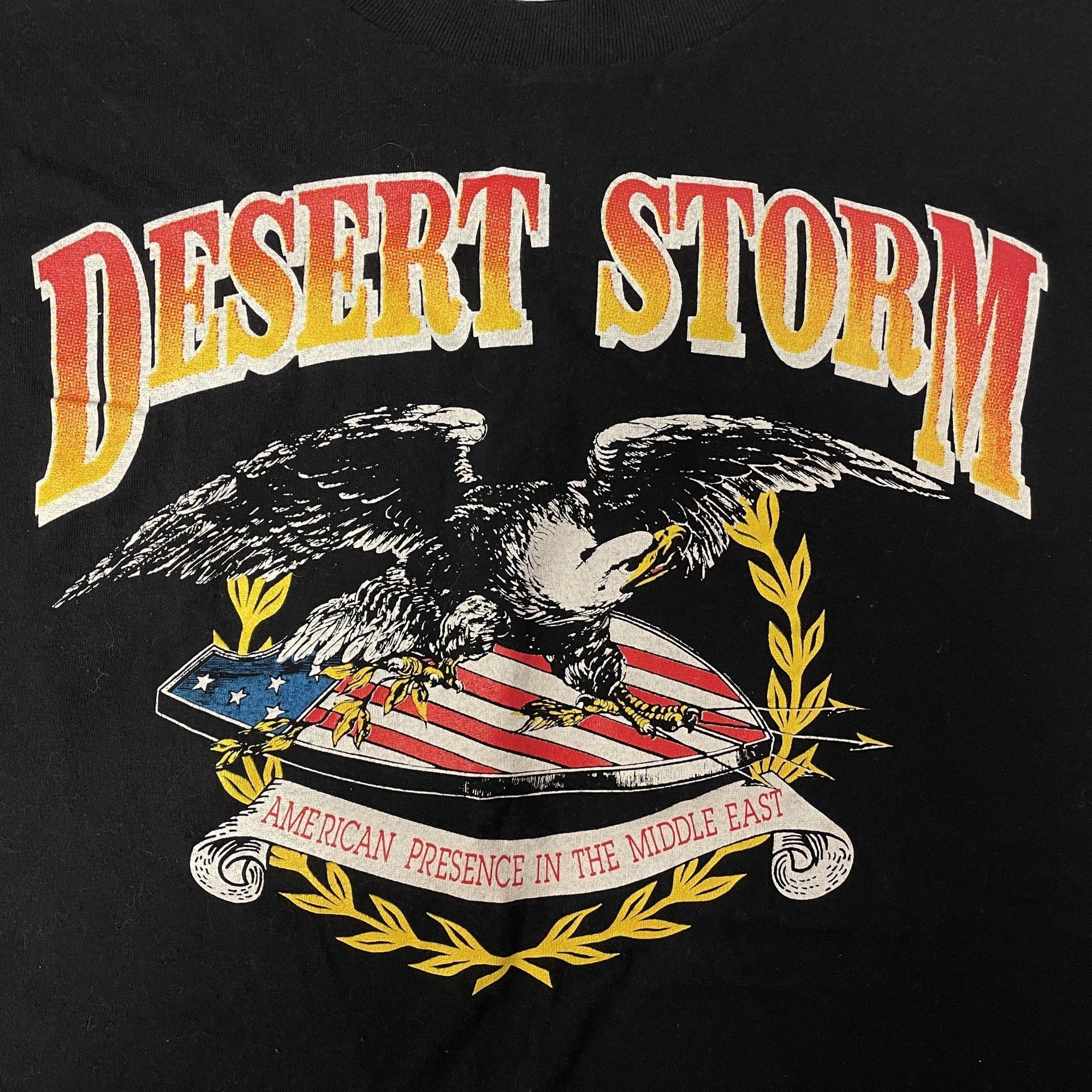 Other Vtg Jostens DESERT STORM War American Bald Eagle T shirt Size US L / EU 52-54 / 3 - 2 Thumbnail