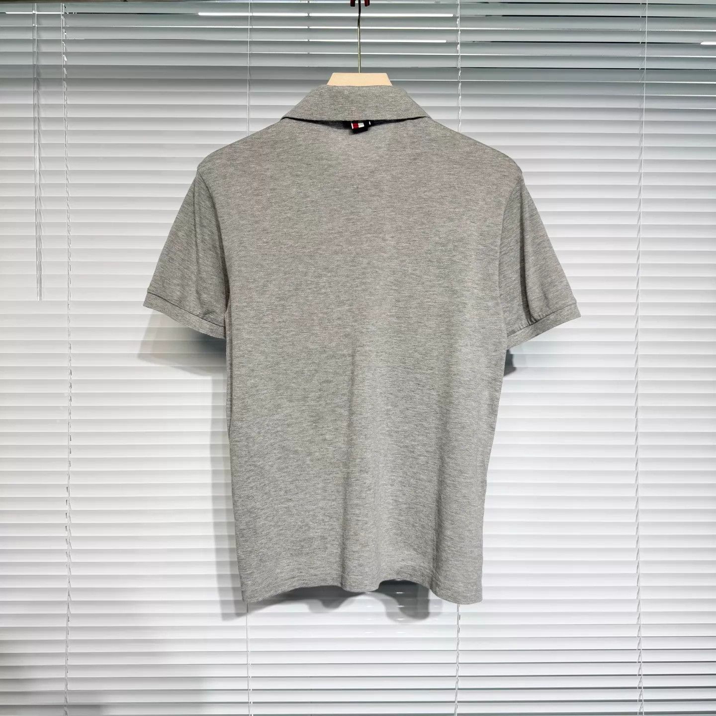 Thom Browne TB Short Sleeve Polo Gray Striped Size 1 Size US S / EU 44-46 / 1 - 2 Thumbnail